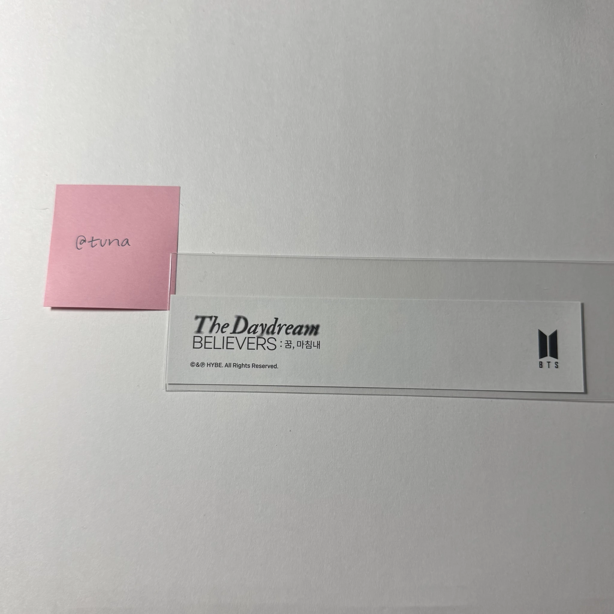 BTS Jin BTS - Jin - The Daydream Believers Event film strip sticker listing photo 2