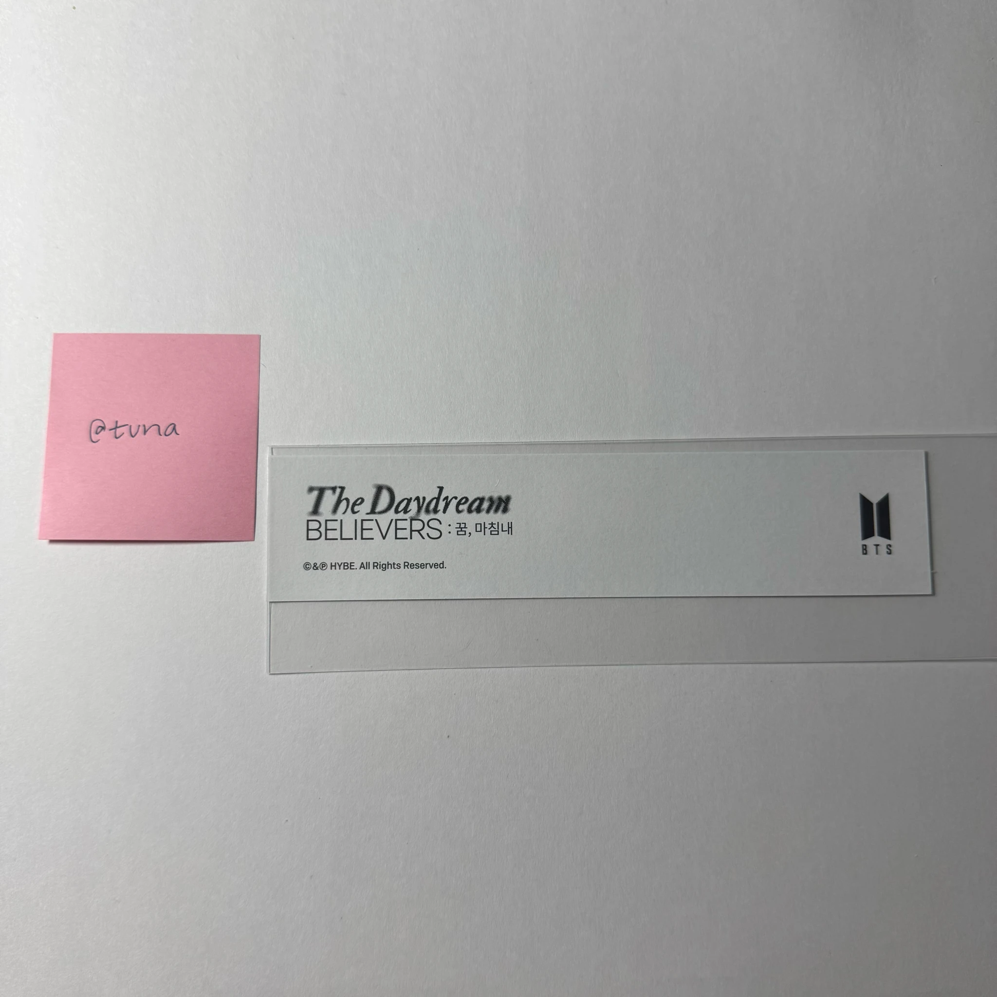BTS Jungkook BTS - Jungkook - The Daydream Believers Event film strip sticker listing photo 2