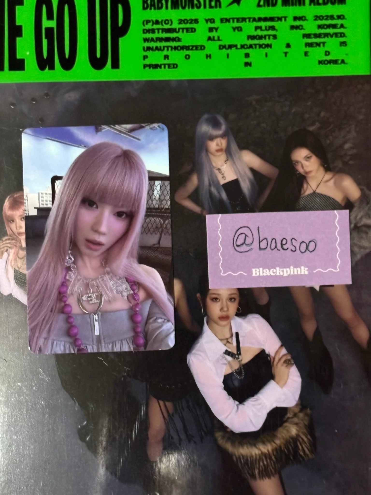 BABYMONSTER Asa BABYMONSTER - Asa - WE GO UP Album US exclusive ootd version listing photo 2