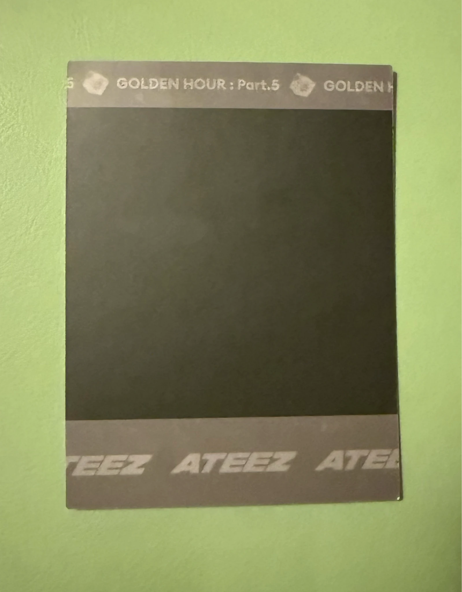 ATEEZ Yunho ATEEZ - Yunho - GOLDEN HOUR : Part.5 Album digipack version polaroid listing photo 2