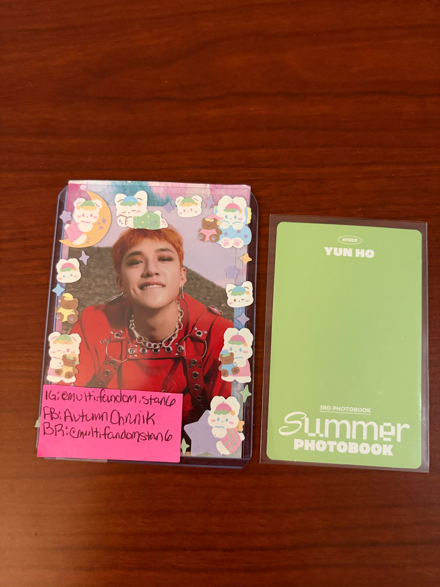 ATEEZ Yunho ATEEZ - Yunho - 2023 SUMMER PHOTOBOOK Other pre-order benefit (pob) listing photo 2
