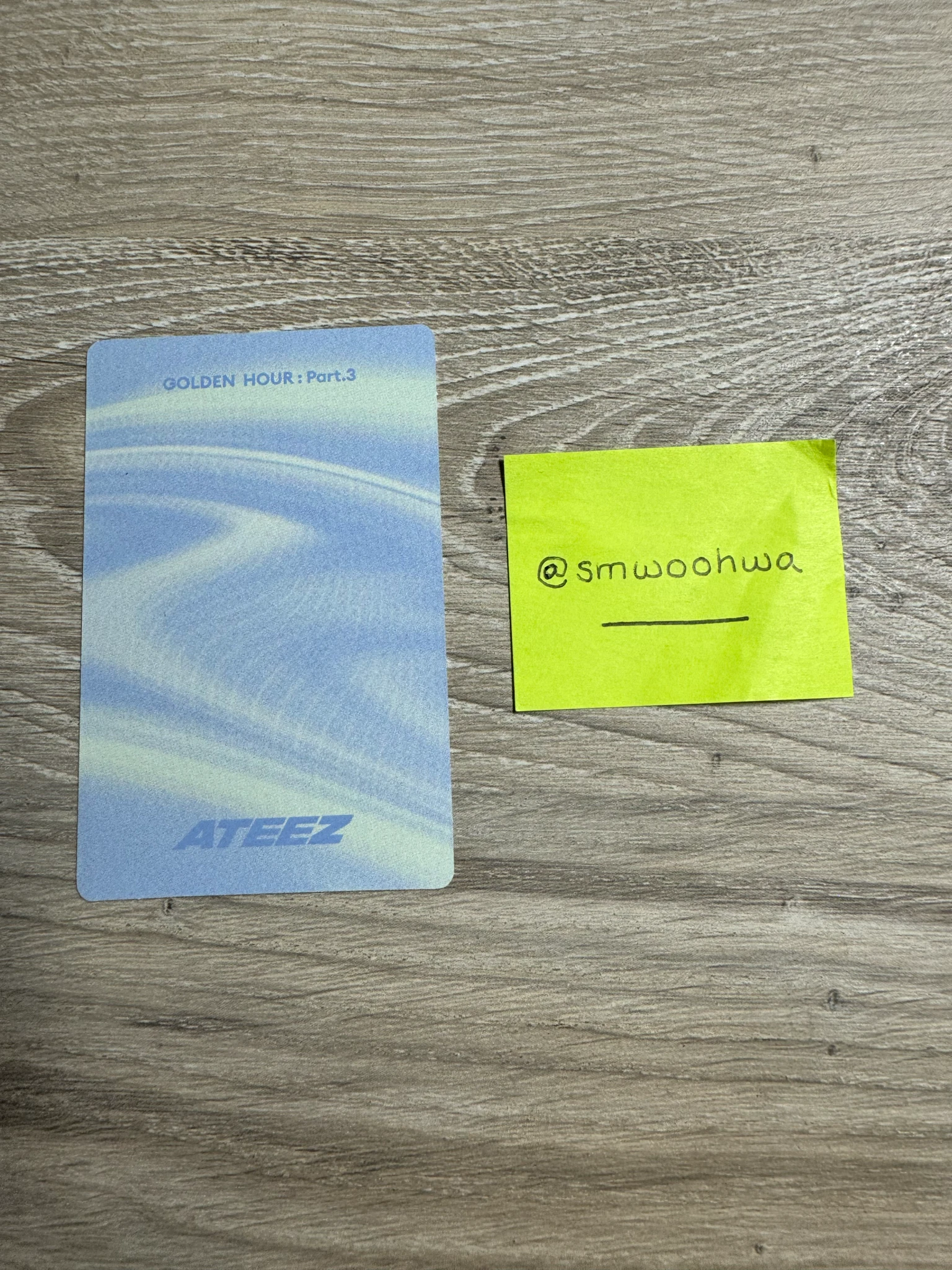 ATEEZ Yeosang ATEEZ - Yeosang - Golden Hour : Part.3 Album poca album photocard 2 listing photo 2