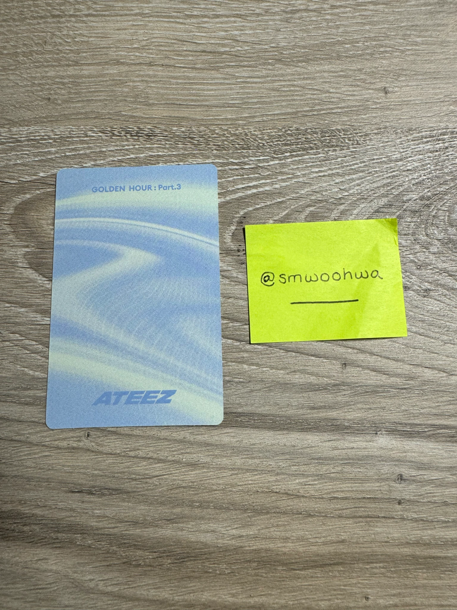 ATEEZ Yeosang ATEEZ - Yeosang - Golden Hour : Part.3 Album poca album album photocard version 1 listing photo 2