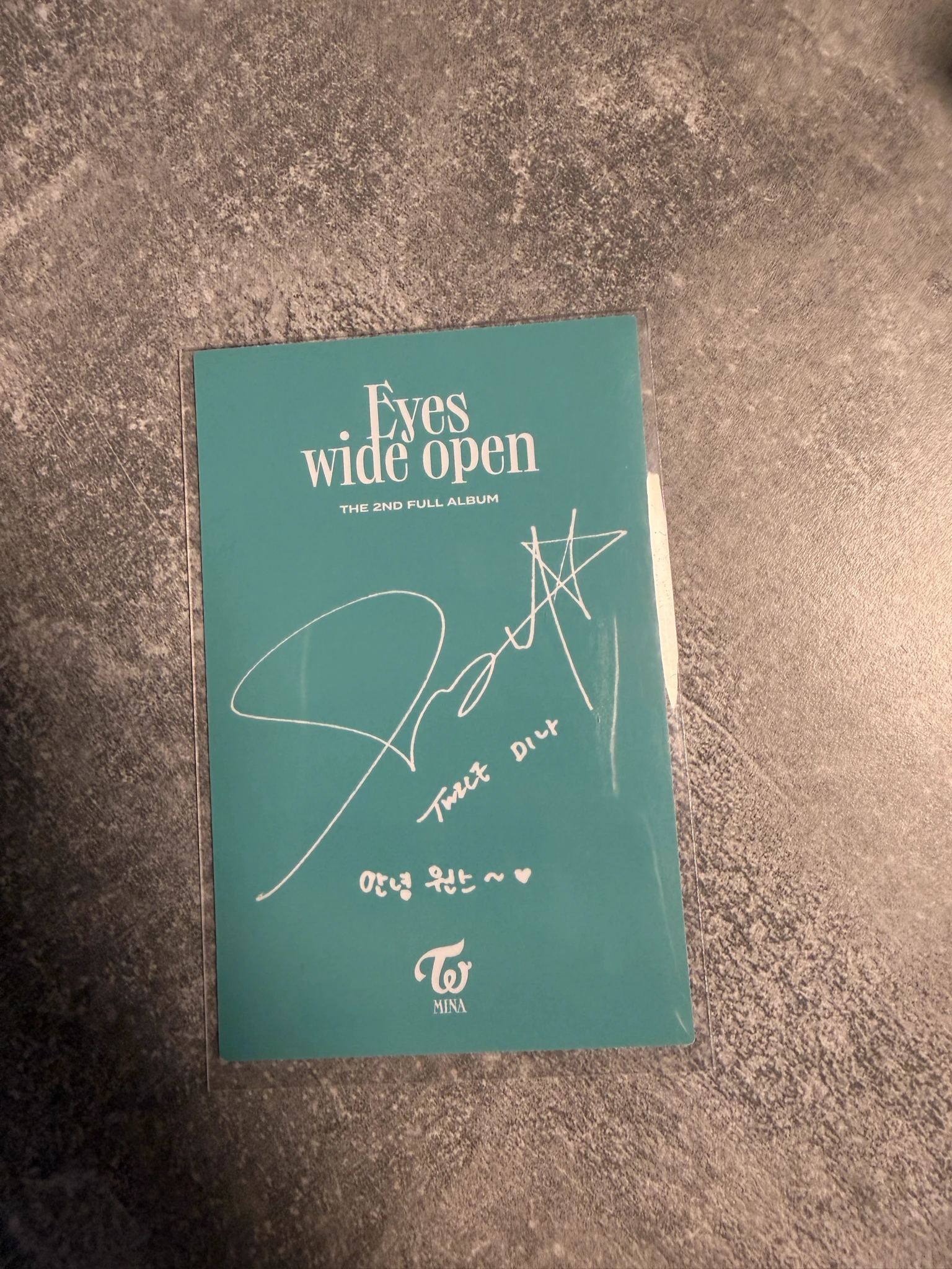 TWICE Mina TWICE-Mina-Album-eyes wide open listing photo 2