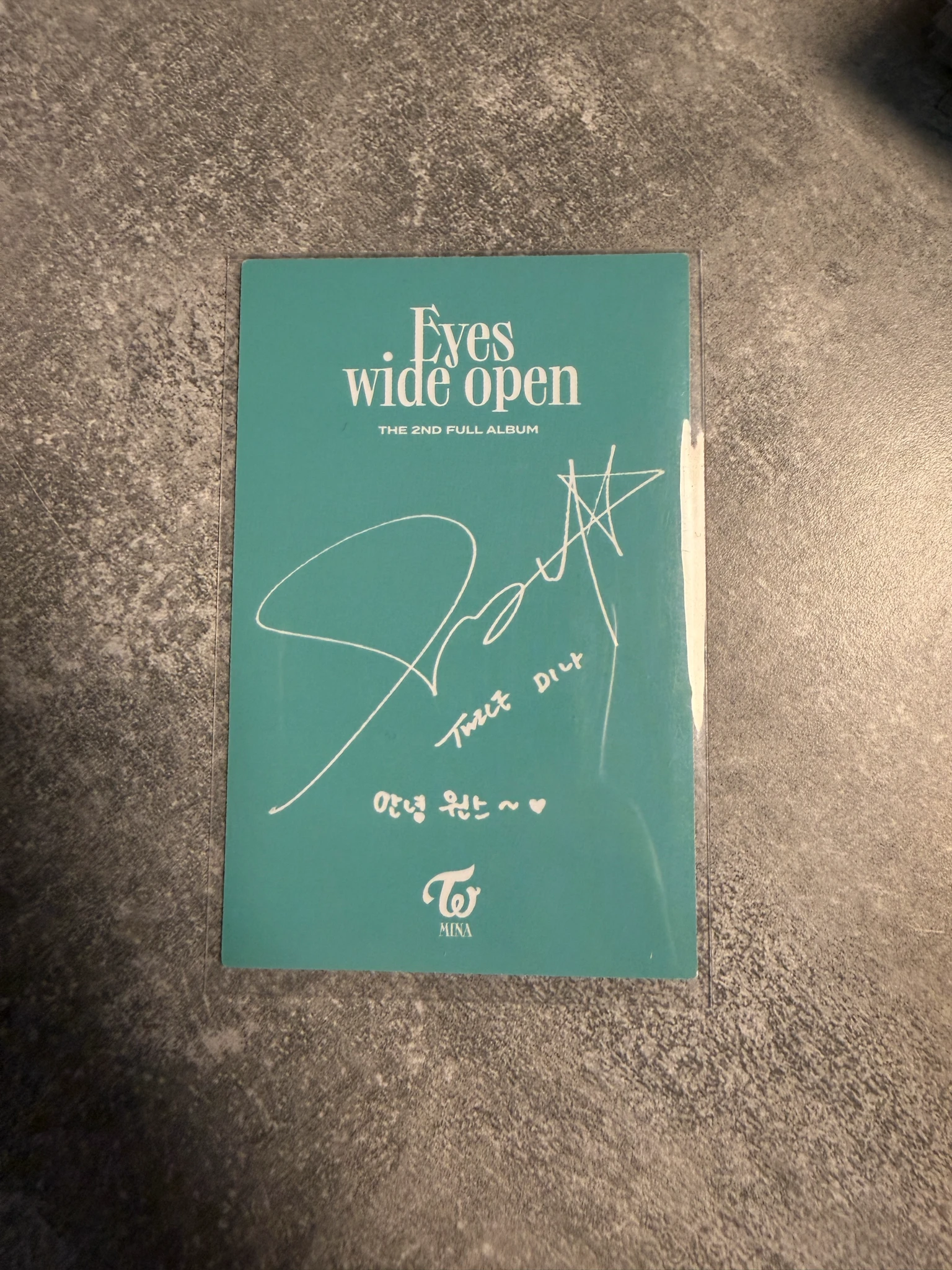TWICE Mina TWICE-Mina-Album-eyes wide open listing photo 2