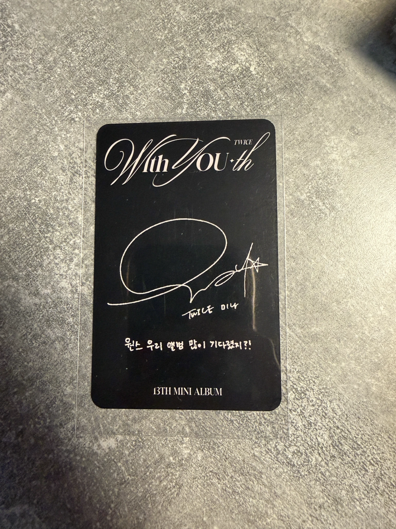 TWICE Mina TWICE-Mina-Album-with you-th listing photo 2