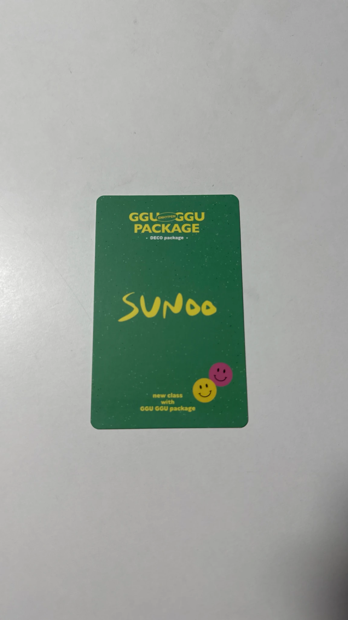 ENHYPEN Sunoo ENHYPEN - Sunoo - 2021 GGU GGU Package Other photocard set listing photo 2