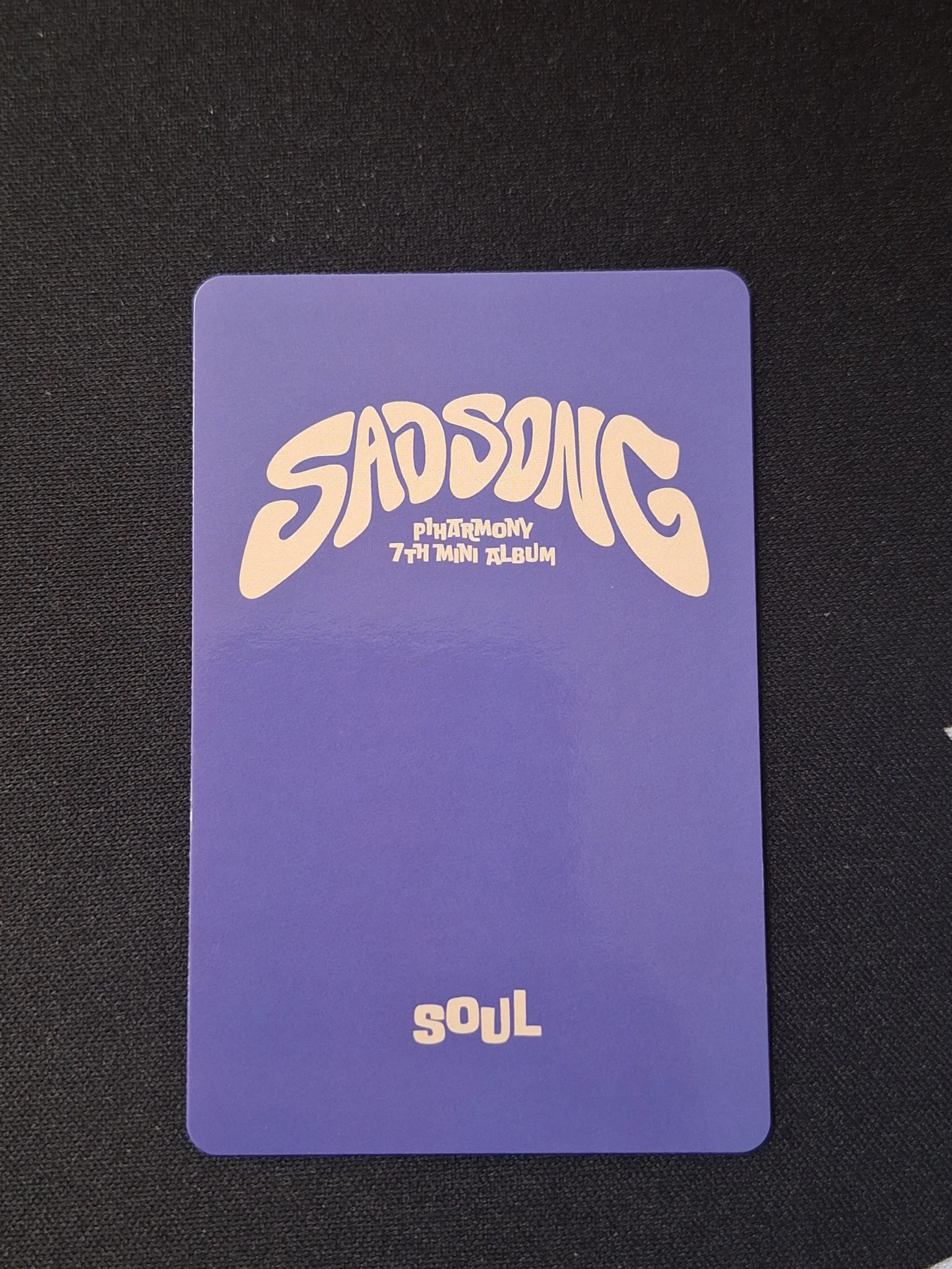 P1Harmony Soul P1Harmony - Soul - Sad Song Album album photocard nemo version listing photo 2