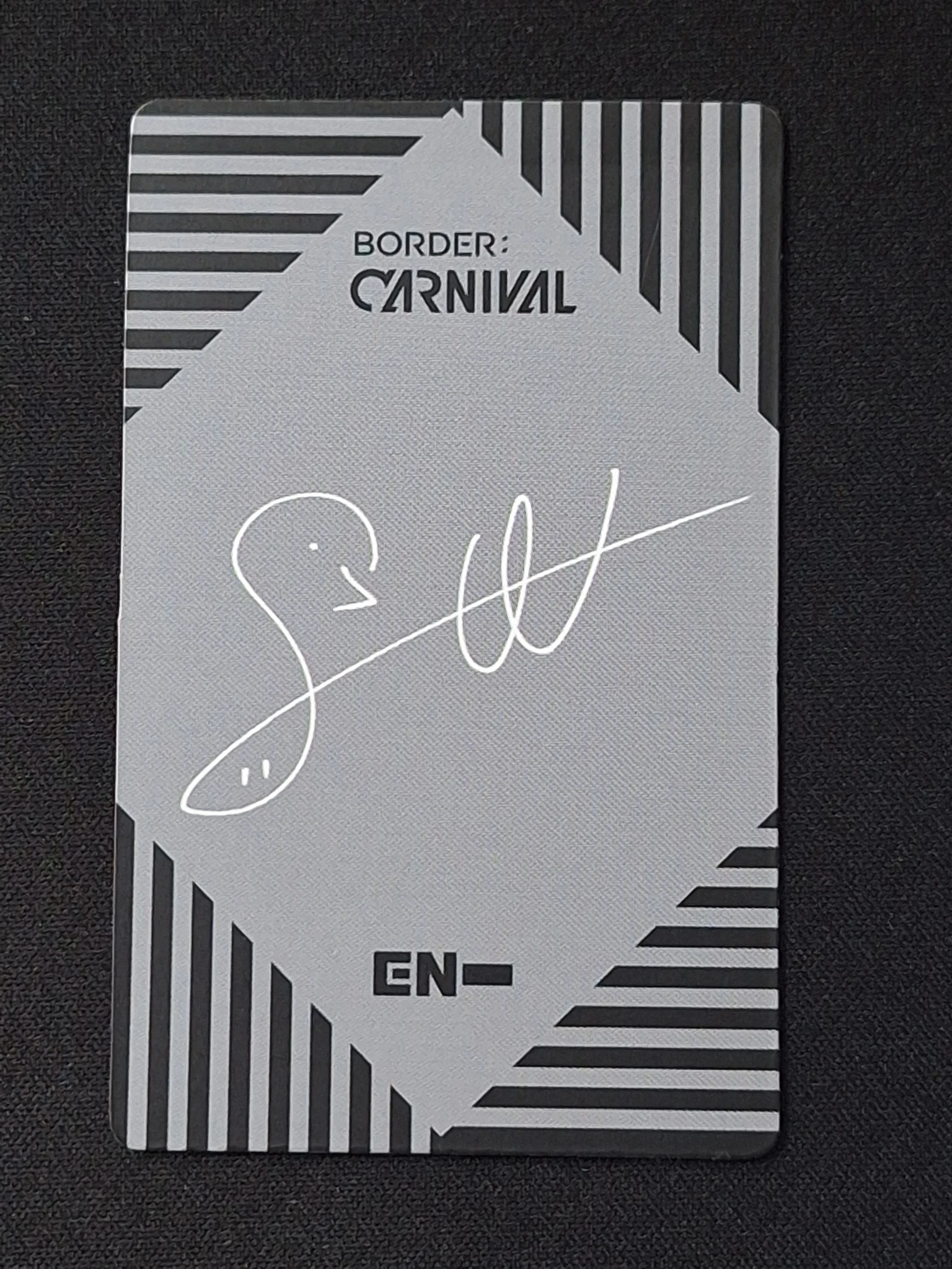 ENHYPEN Sunoo ENHYPEN - Sunoo - BORDER: CARNIVAL Album album photocard korean album hype version lenticular listing photo 2