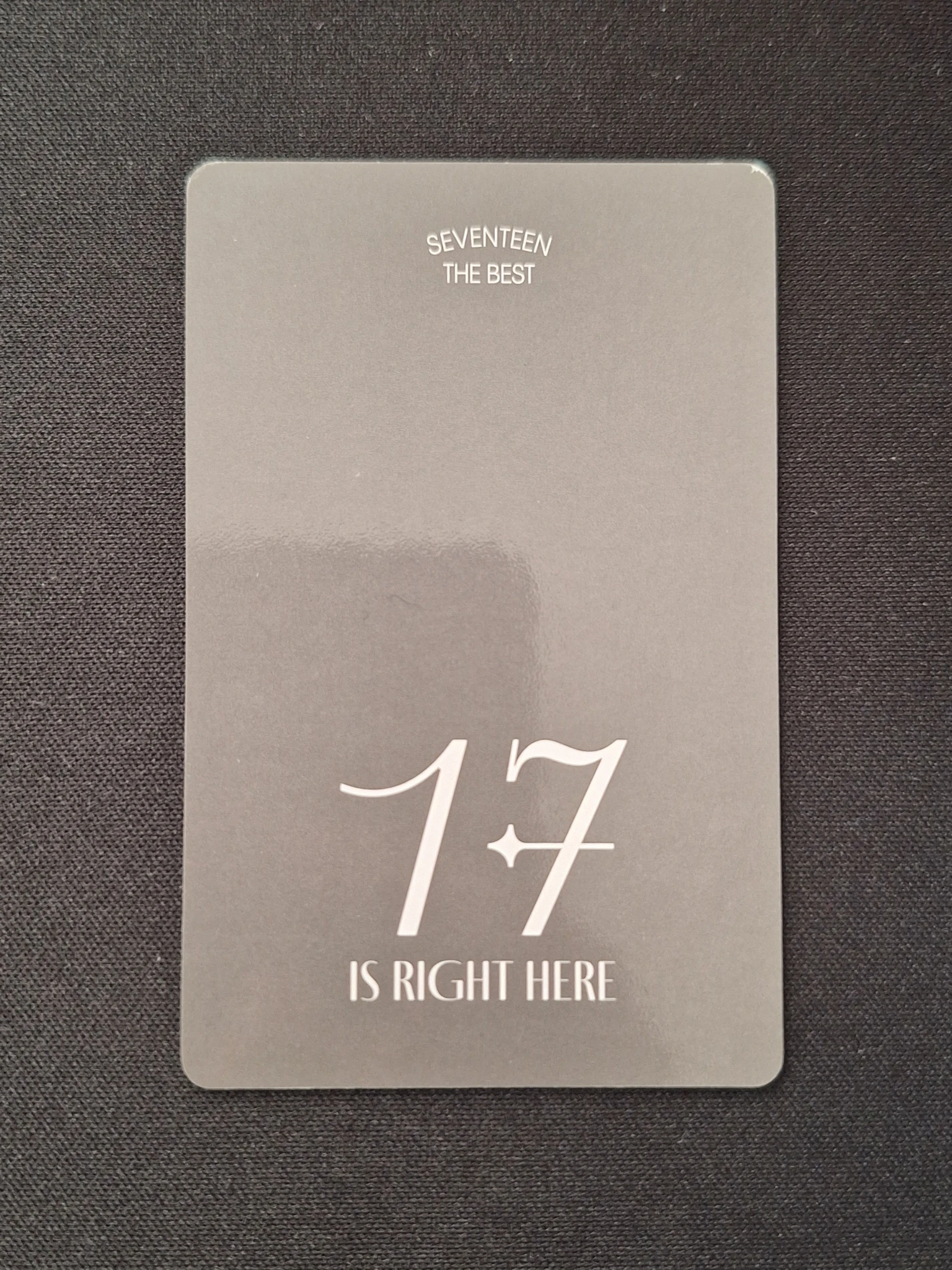 SEVENTEEN Seungkwan SEVENTEEN - Seungkwan - 17 IS RIGHT HERE Album withfans / yizhiyu (yzy) video call (fancall) F version listing photo 2