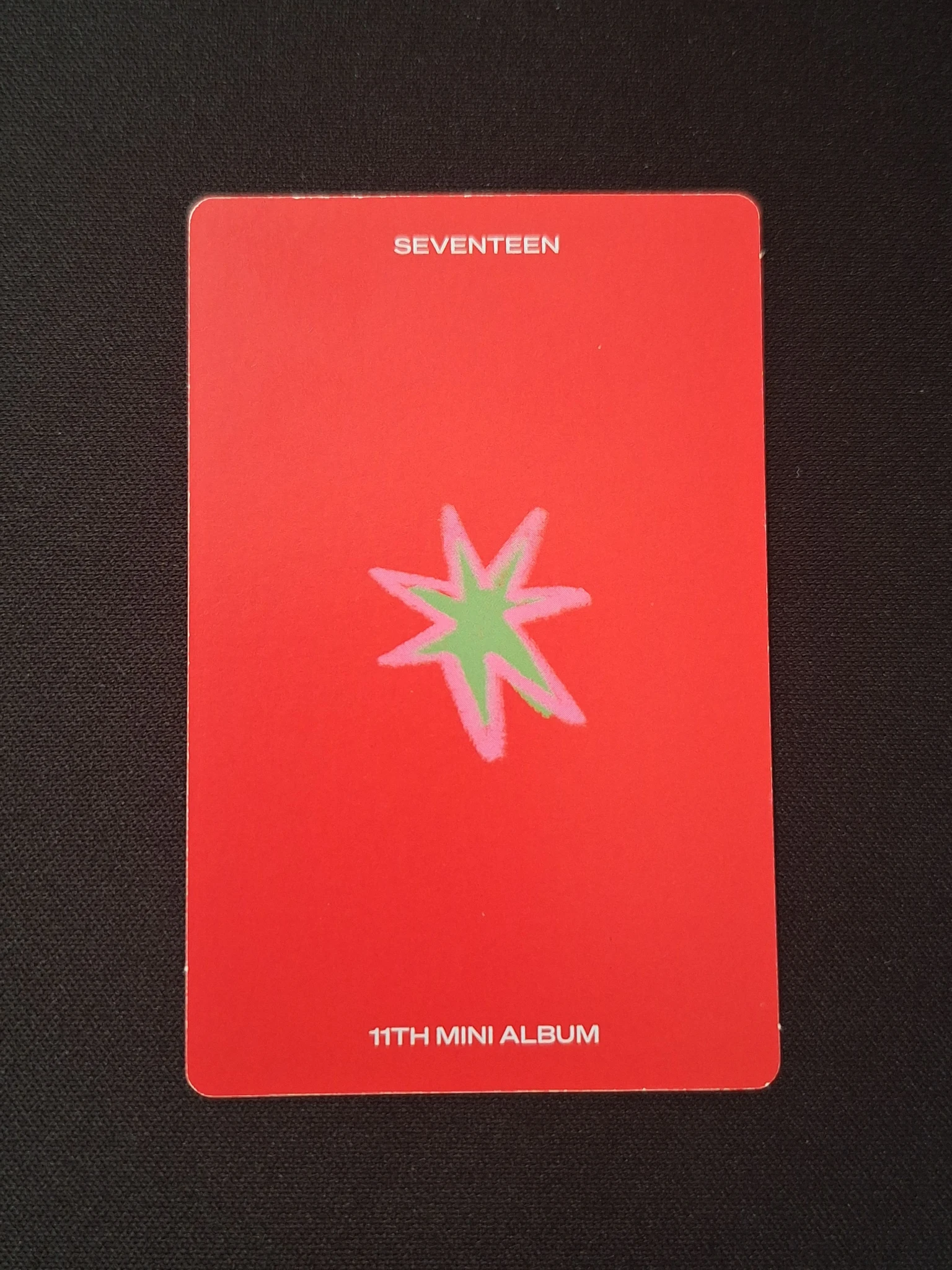SEVENTEEN Hoshi SEVENTEEN - Hoshi - Seventeenth Heaven Album mini photocard 2:14PM version listing photo 2