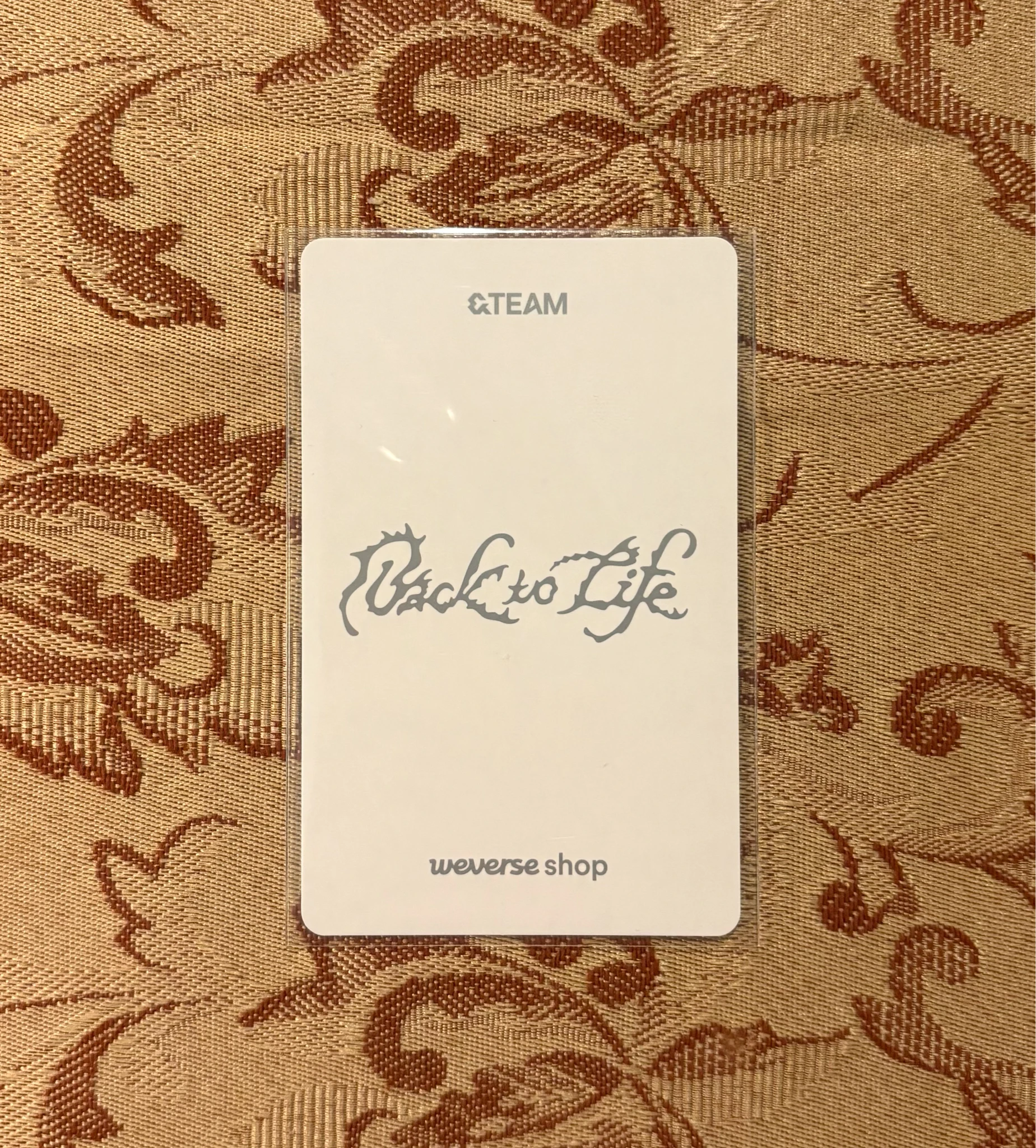 &TEAM Maki &TEAM - Maki - Back to Life  Album weverse global shop (wvg) fansign listing photo 2