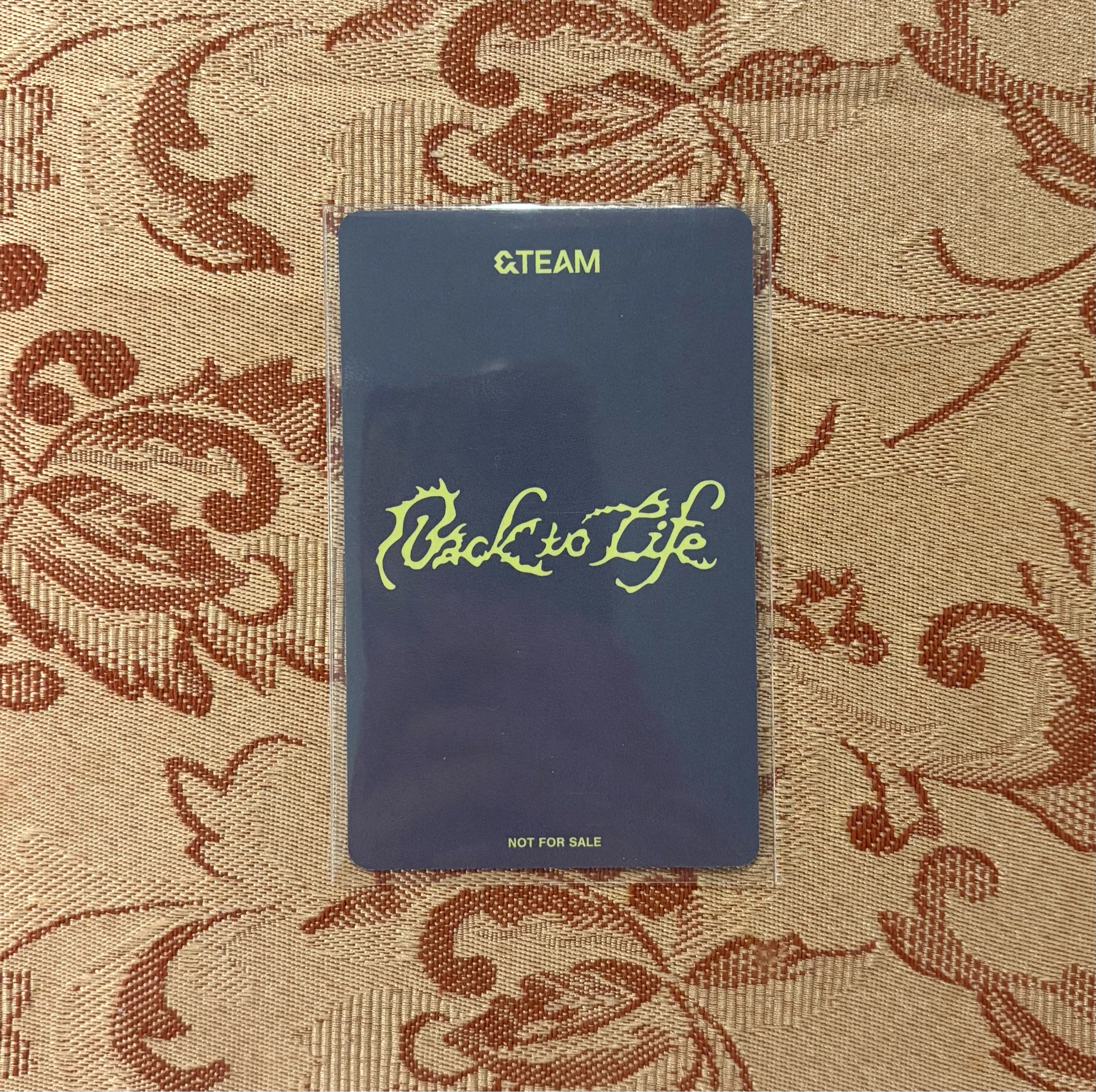&TEAM Maki &TEAM - Maki - Back to Life  Album listing photo 2