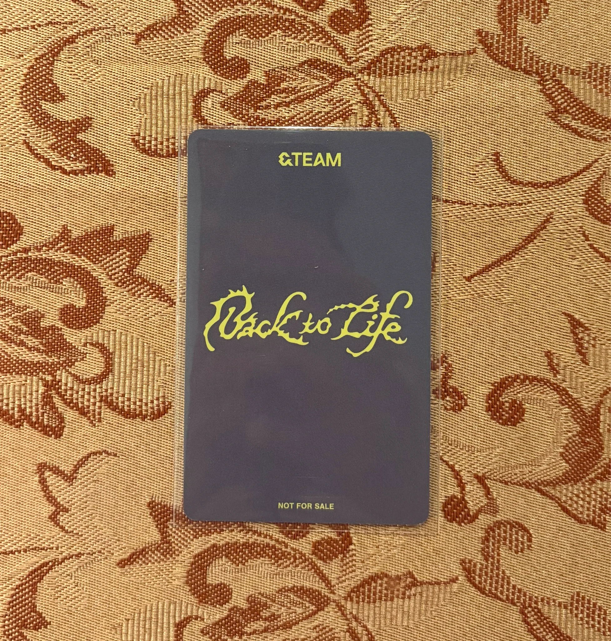 &TEAM Taki &TEAM - Taki - Back to Life  Album album photocard pre-order benefit (pob) breath version roar version weverse shop global (wvg) tower records UMS japan (universal music store) listing photo 2