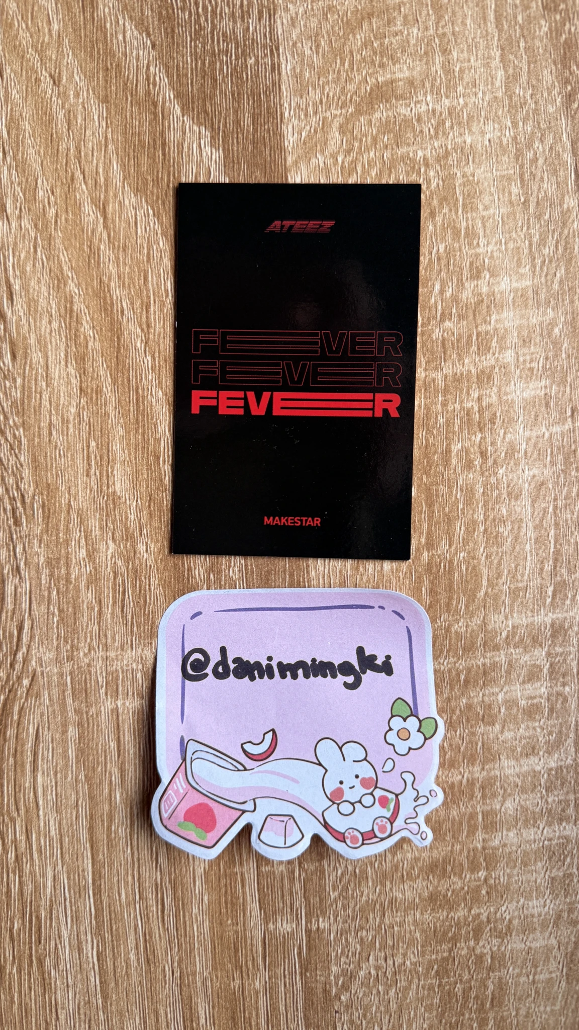 ATEEZ Seonghwa ATEEZ - Seonghwa - ZERO : FEVER Part.2 Album holographic (hologram) makestar round 3 video call/fancall listing photo 2