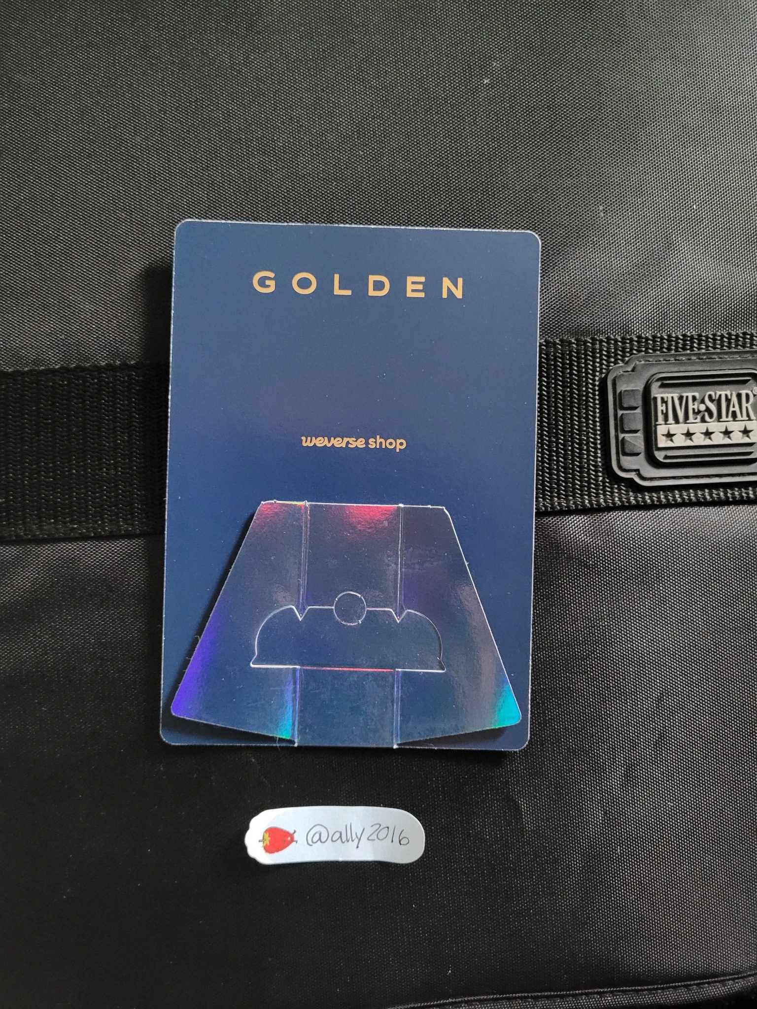 BTS Jungkook BTS - Jungkook - Golden Album weverse global pre-order benefit hologram photo frame listing photo 2