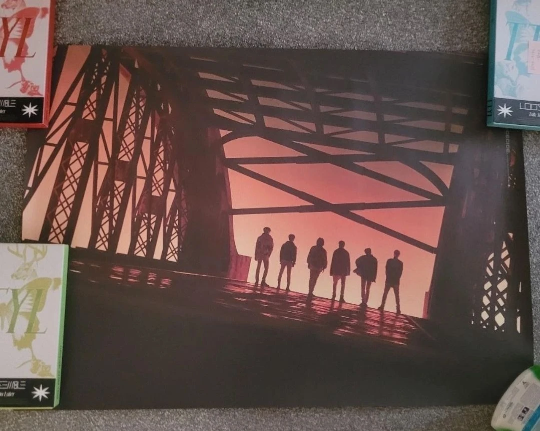 iKON iKON - I Decide Album poster double-sided pob (pre-order benefit) listing photo 2