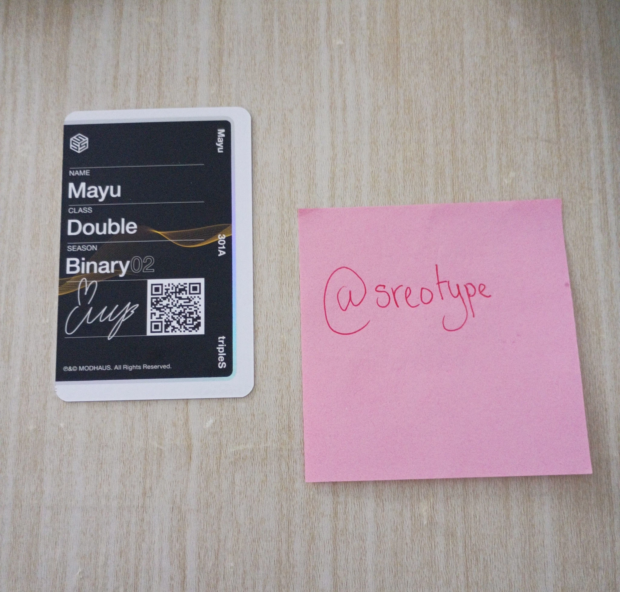 tripleS Mayu tripleS - Mayu - Beyond Beauty Album album photocard objekt music album listing photo 2