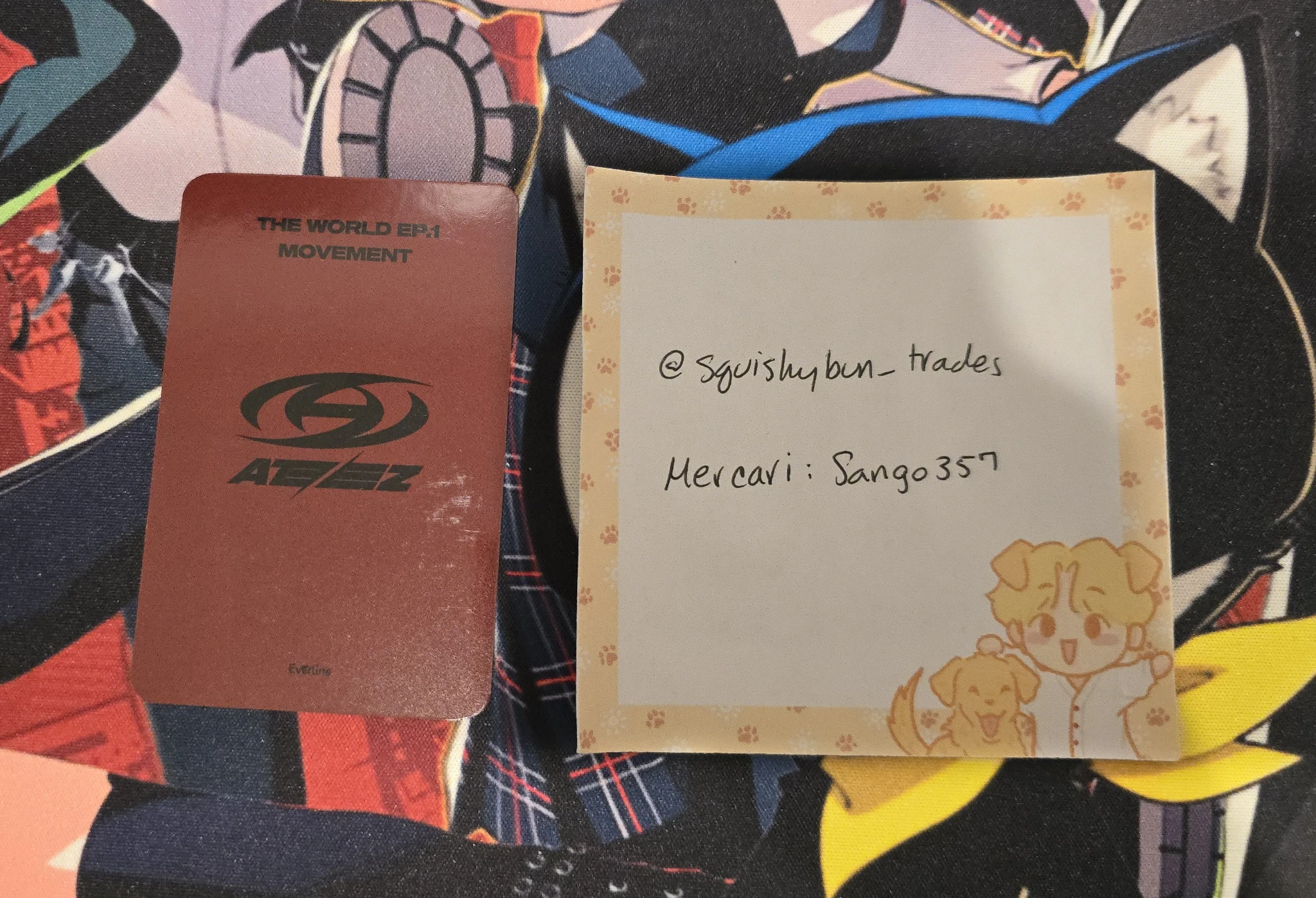 ATEEZ Yunho ATEEZ - Yunho - THE WORLD EP.1 : MOVEMENT Album everline round 2 listing photo 2