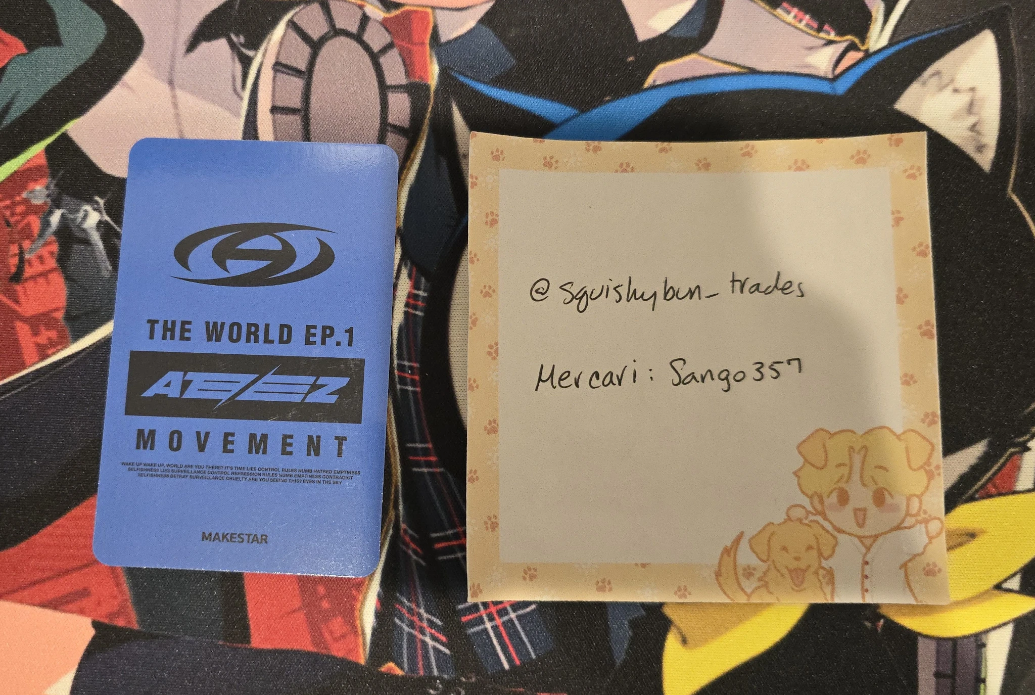 ATEEZ Yunho ATEEZ - Yunho - THE WORLD EP.1 : MOVEMENT Album makestar round 5 offline fansign purchase benefit listing photo 2