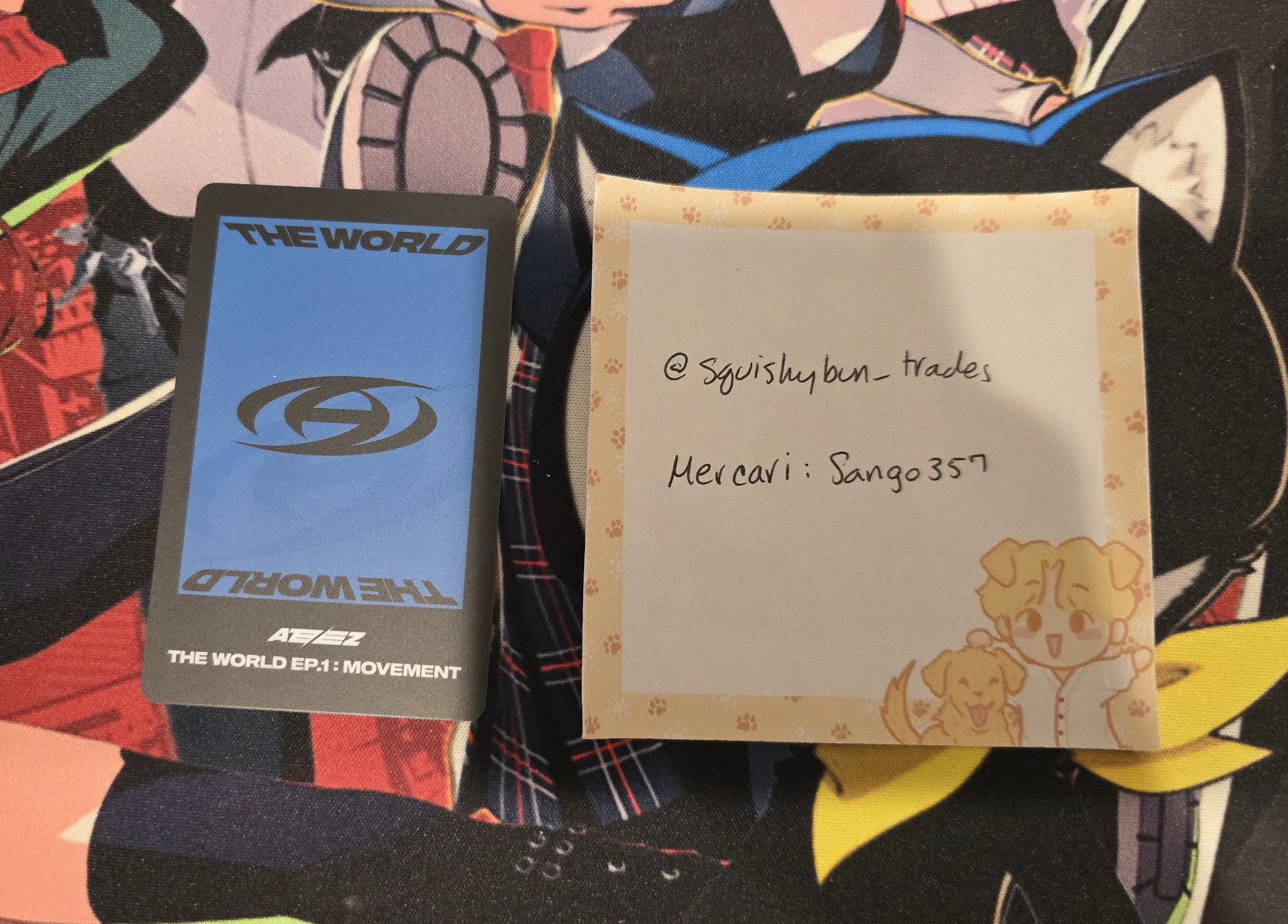 ATEEZ Jongho ATEEZ - Jongho - THE WORLD EP.1 : MOVEMENT Album soundwave lucky draw (LD) round 1 listing photo 2