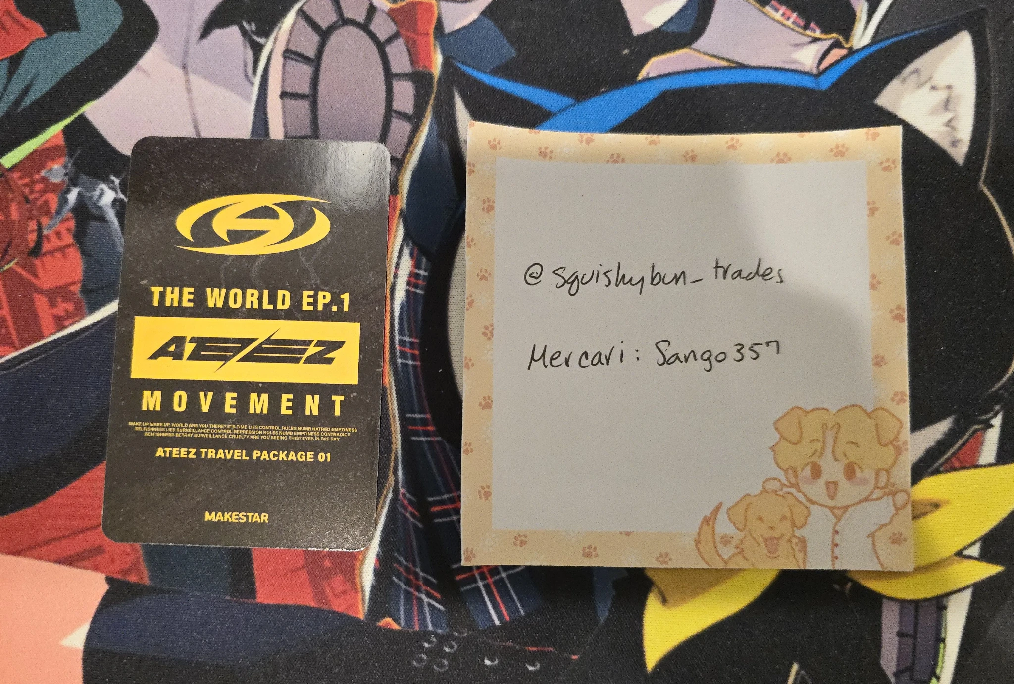 ATEEZ Hongjoong ATEEZ - Hongjoong - THE WORLD EP.1 : MOVEMENT Album travel package round 1 makestar purchase benefit listing photo 2