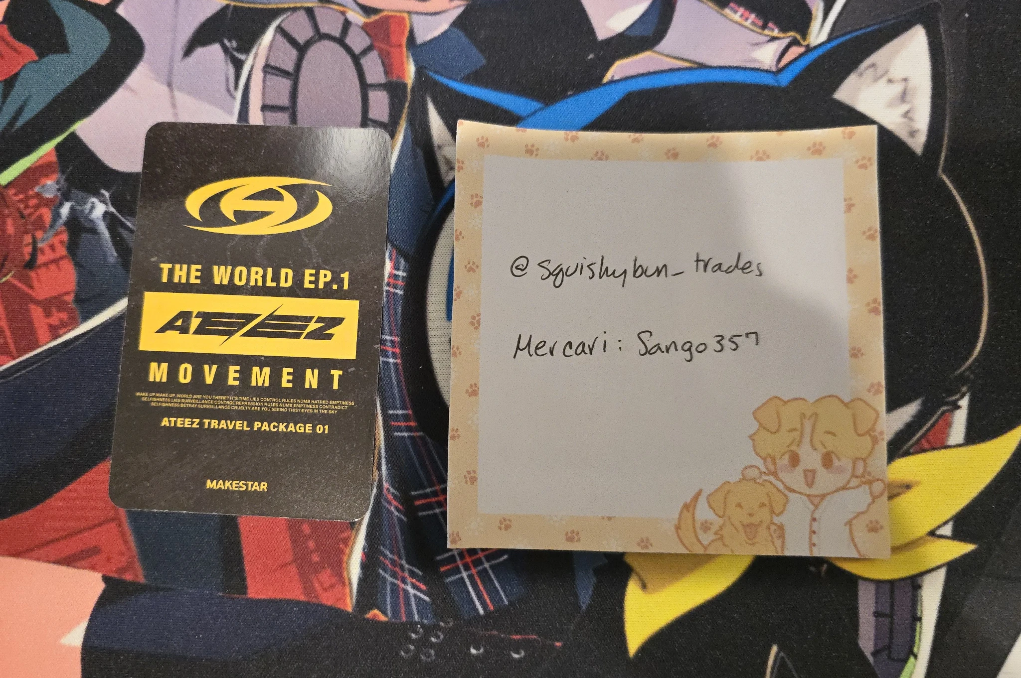 ATEEZ Yeosang ATEEZ - Yeosang - THE WORLD EP.1 : MOVEMENT Album makestar travel package round 1 purchase benefit listing photo 2