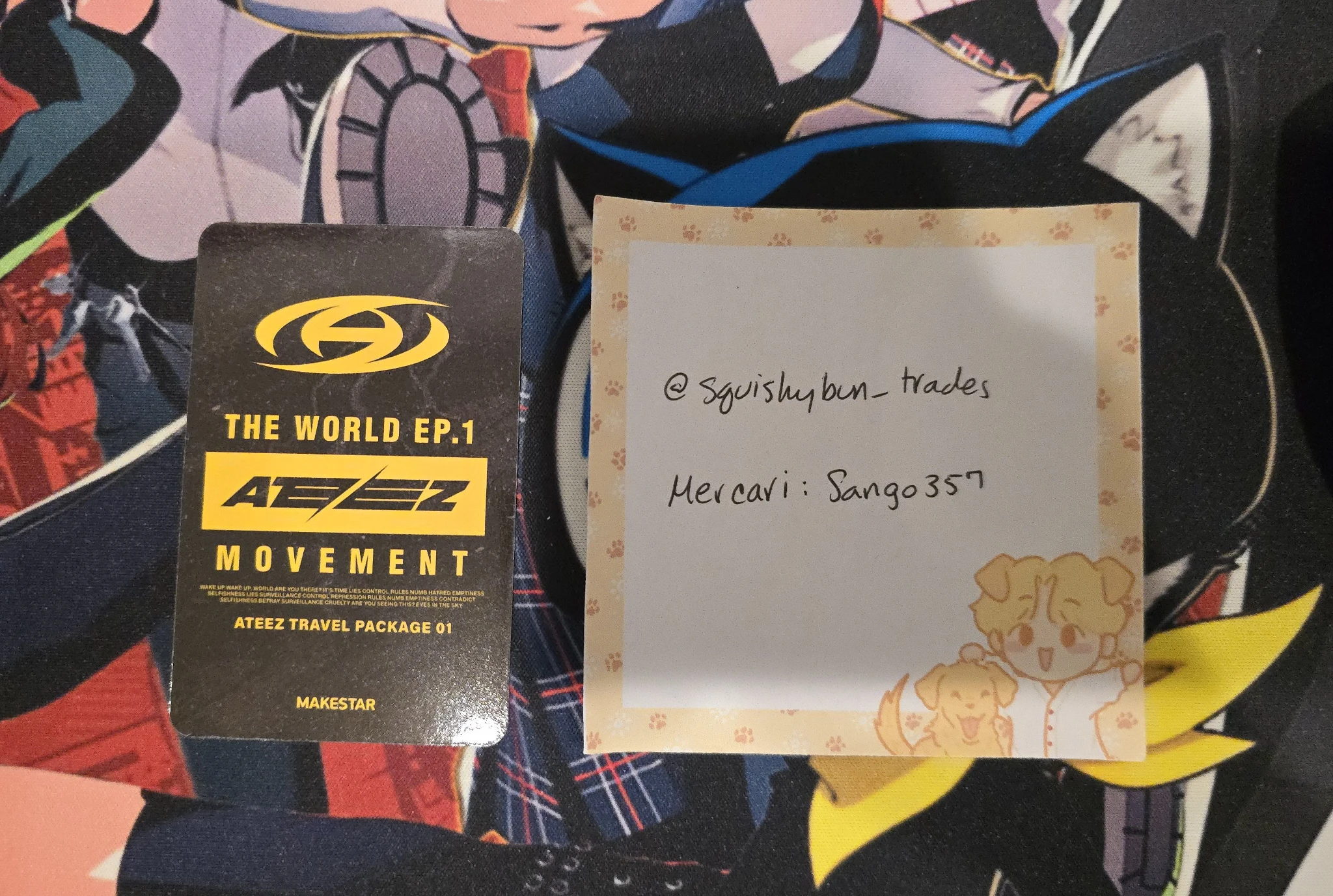 ATEEZ San ATEEZ - San - THE WORLD EP.1 : MOVEMENT Album makestar travel package round 1 purchase benefit listing photo 2