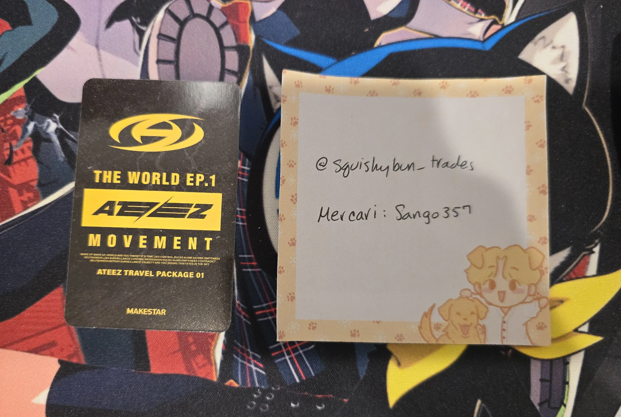 ATEEZ Wooyoung ATEEZ - Wooyoung - THE WORLD EP.1 : MOVEMENT Album makestar travel package round 1 purchase benefit listing photo 2