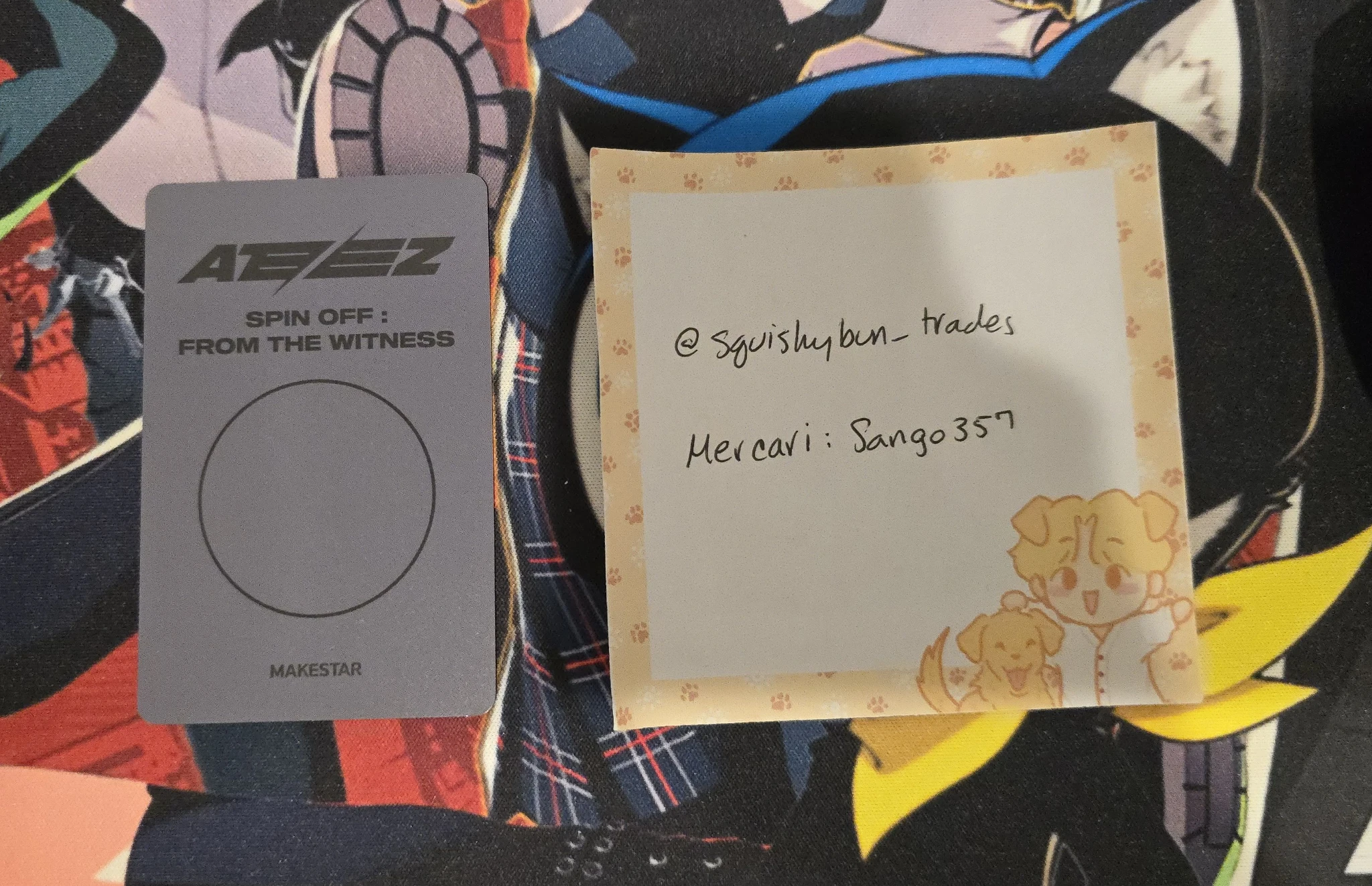 ATEEZ Jongho ATEEZ - Jongho - SPIN OFF : FROM THE WITNESS Album holographic (hologram) makestar pre-order benefit (pob) listing photo 2