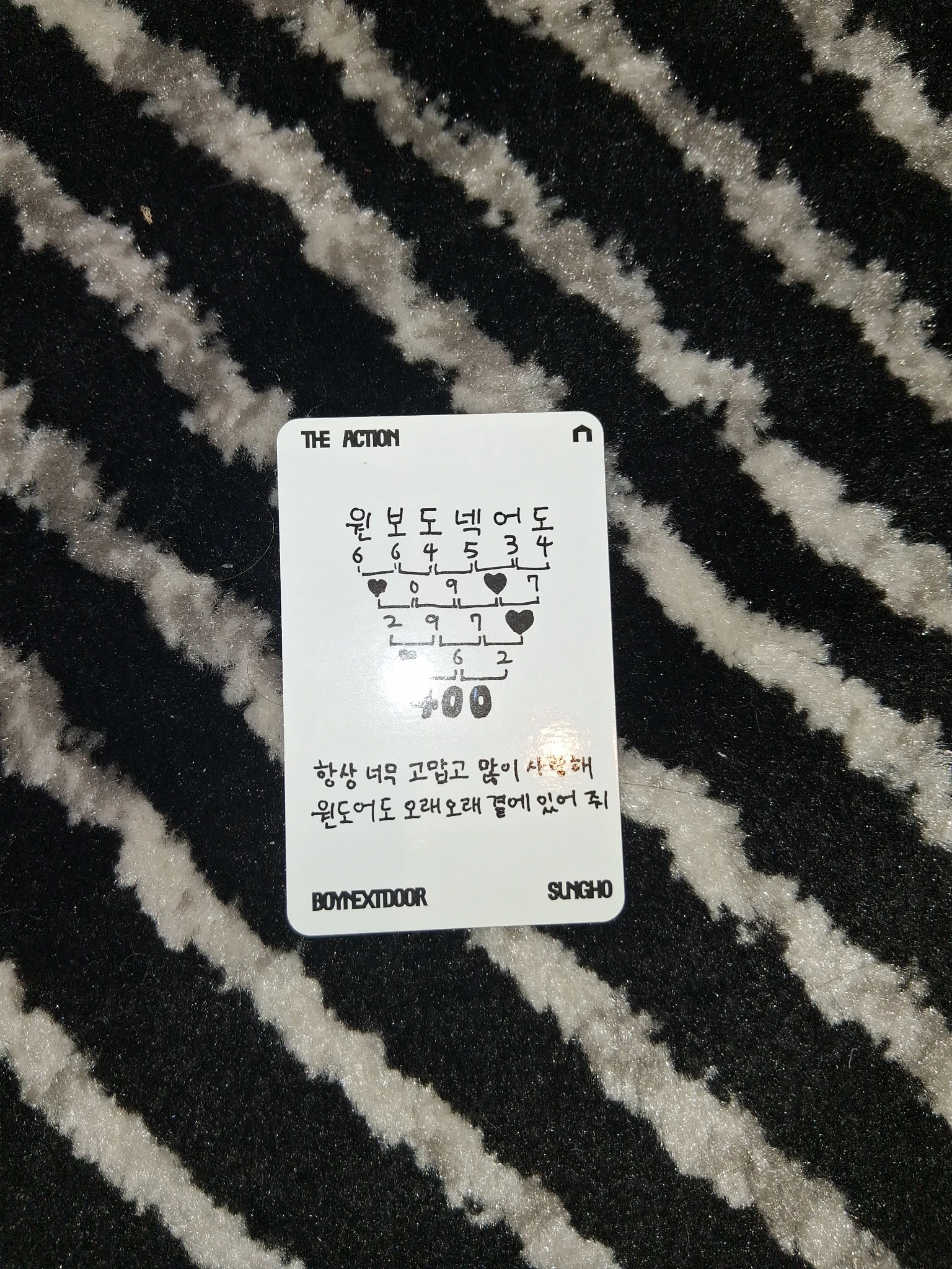 BOYNEXTDOOR Sungho BOYNEXTDOOR - Sungho - The Action Album album photocard target exclusive listing photo 2