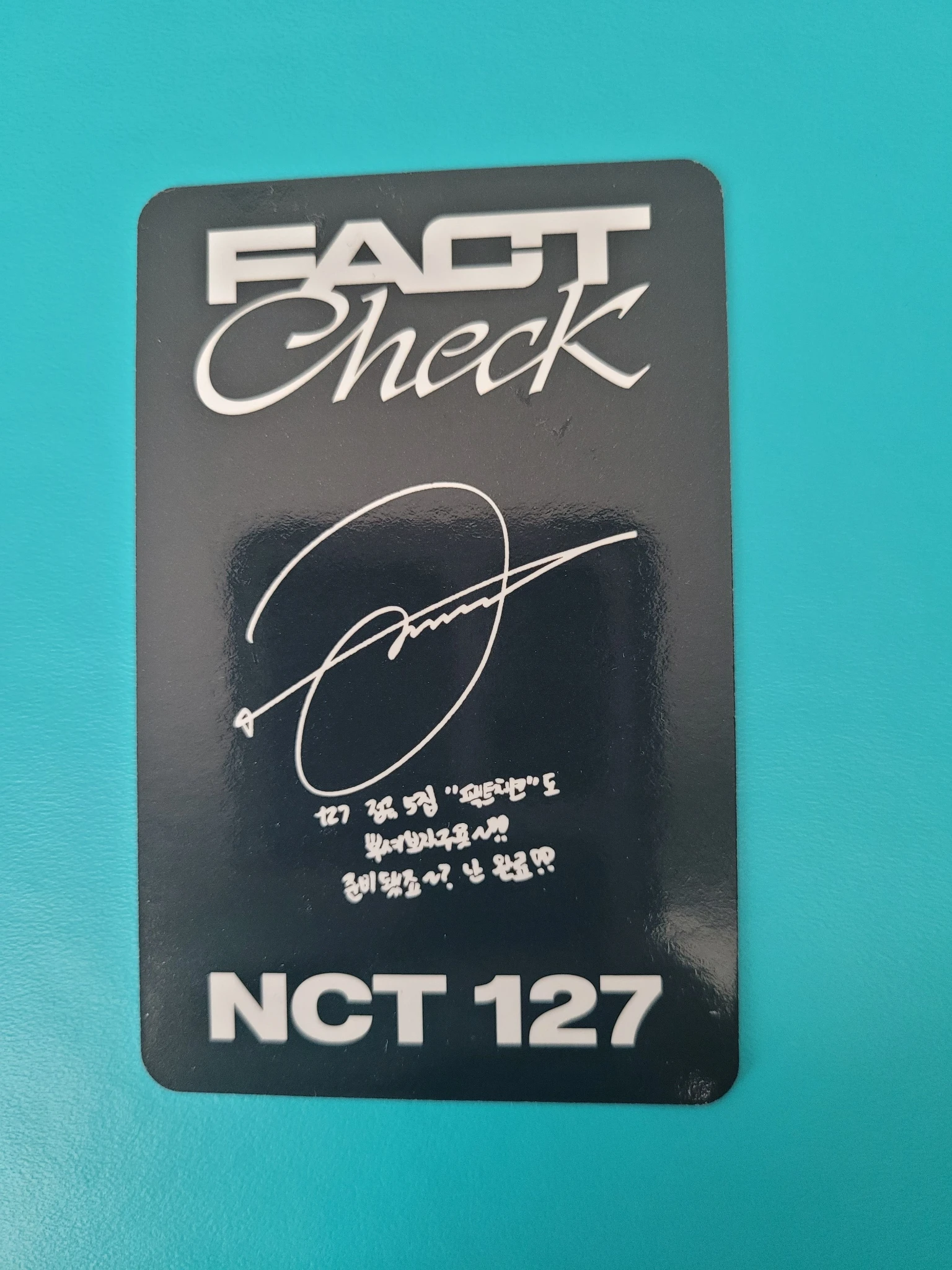 NCT 127 Jungwoo NCT 127 - Jungwoo - Fact Check Album listing photo 2