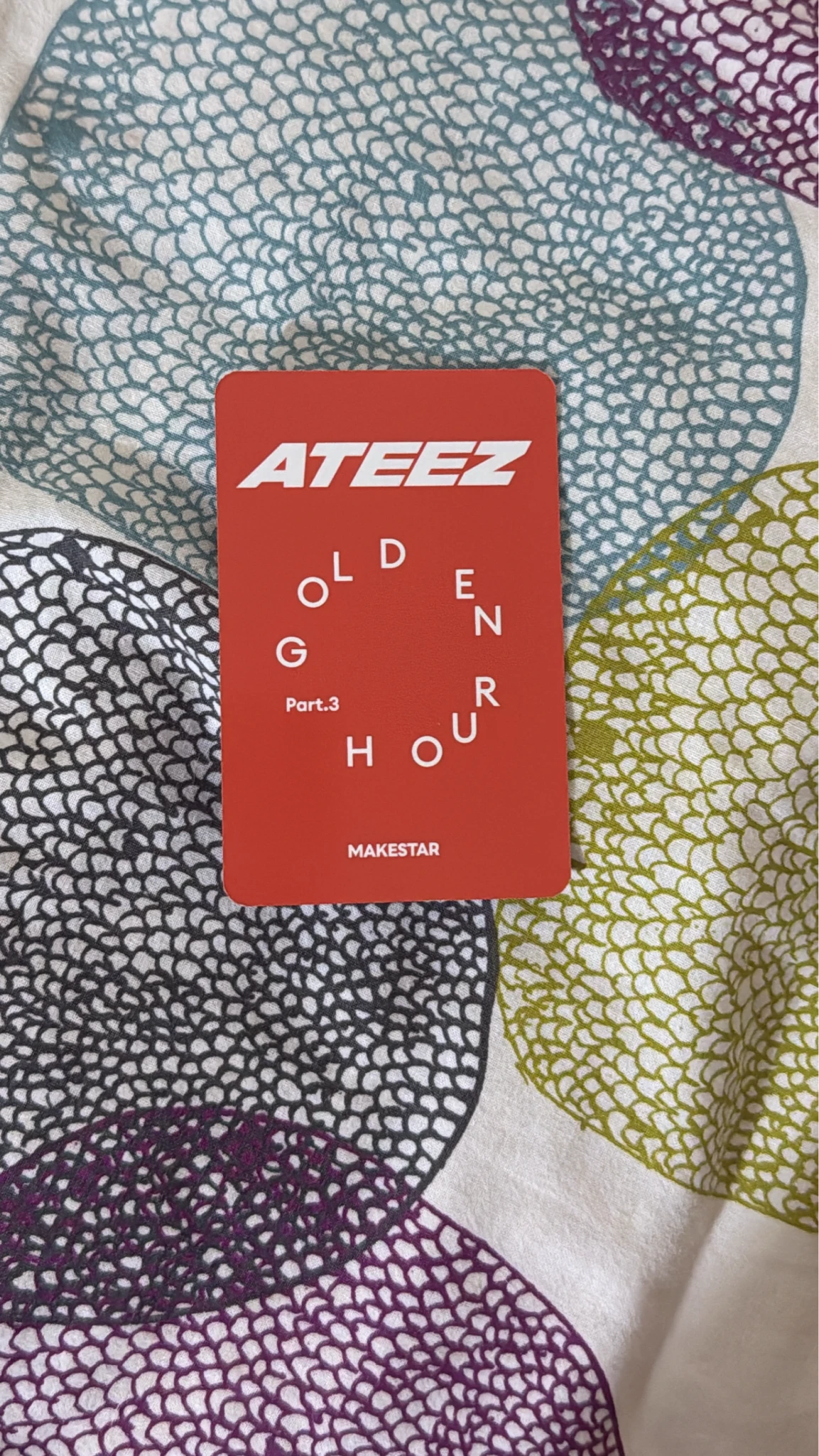 ATEEZ Yeosang ATEEZ - Yeosang - Golden Hour : Part.3 Album makestar listing photo 2