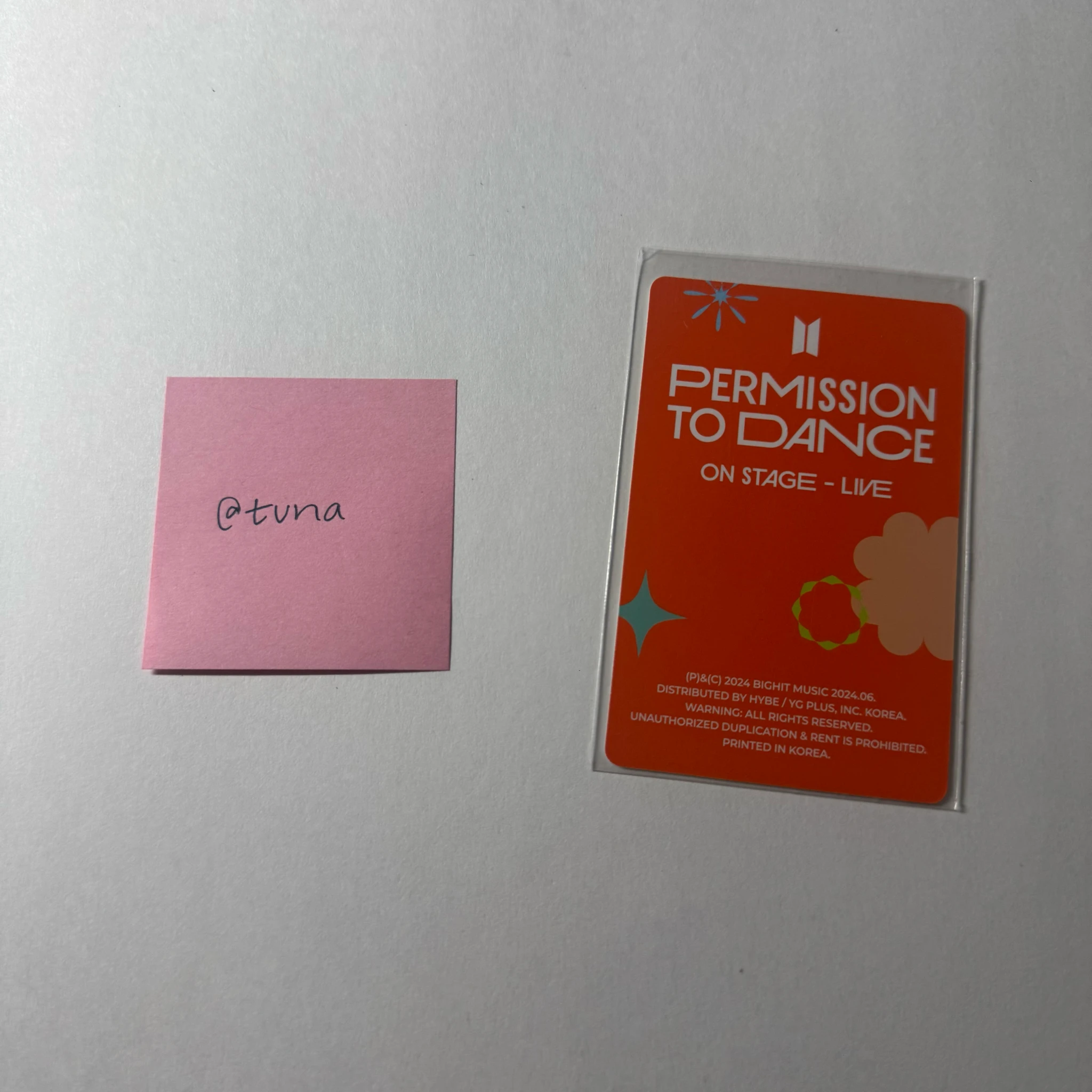 BTS V BTS-V-Album-Permission to Dance Live Album listing photo 2