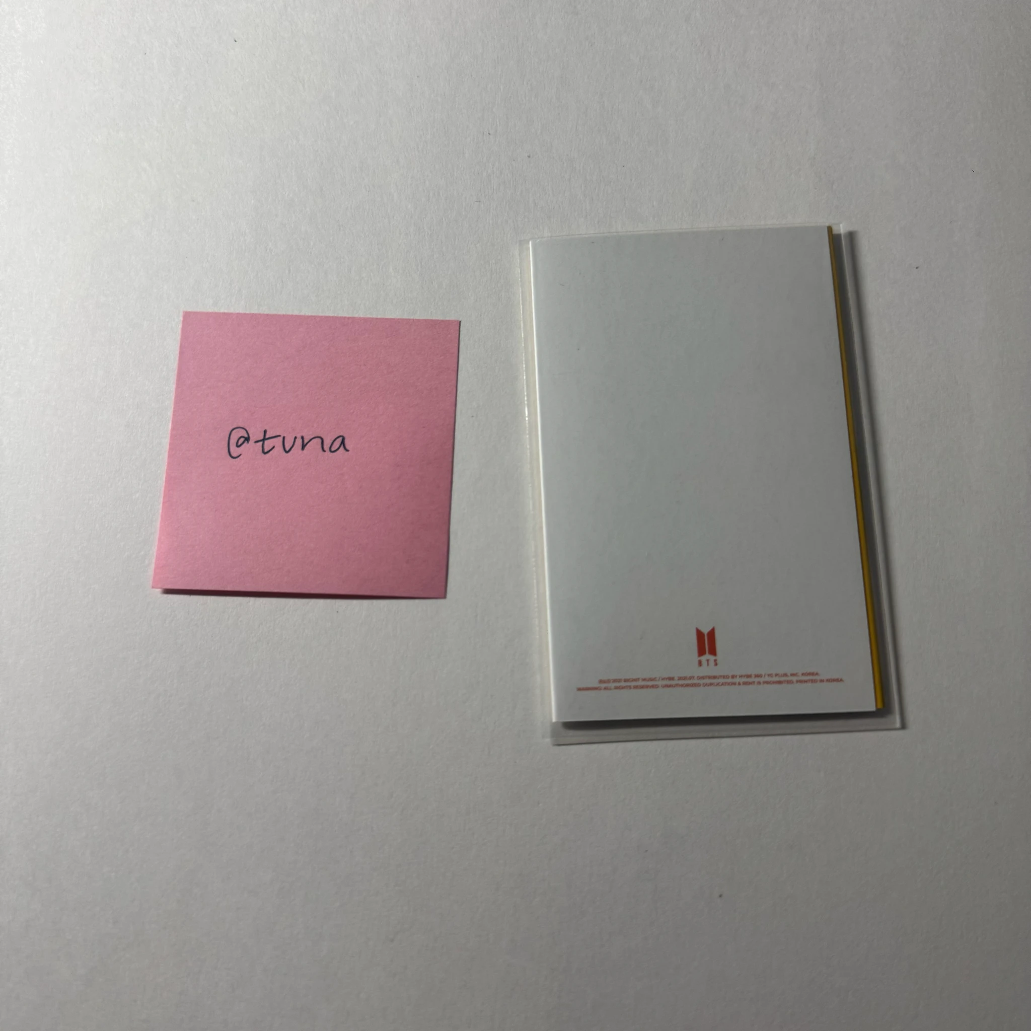 BTS Jimin BTS - Jimin - Butter Album message card album inclusion listing photo 2