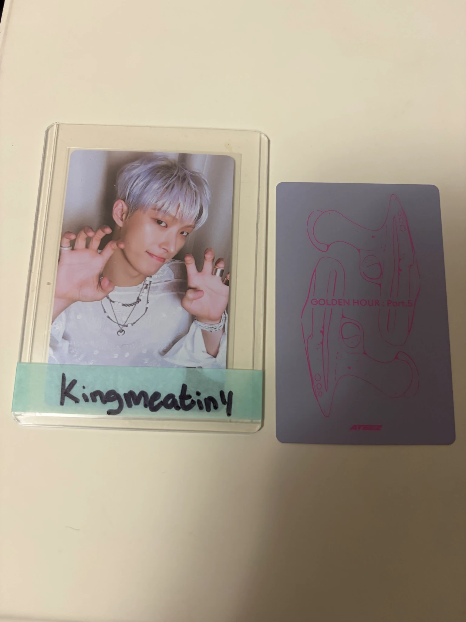 ATEEZ ATEEZ - Yunho & Mingi - GOLDEN HOUR : Part.5 Album unit version digipack version album photocard listing photo 2