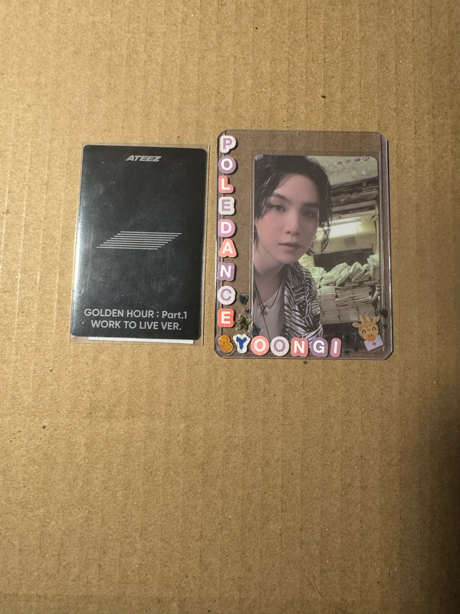ATEEZ Hongjoong ATEEZ - Hongjoong - Golden Hour : Part.1 Album work to live version album photocard listing photo 2