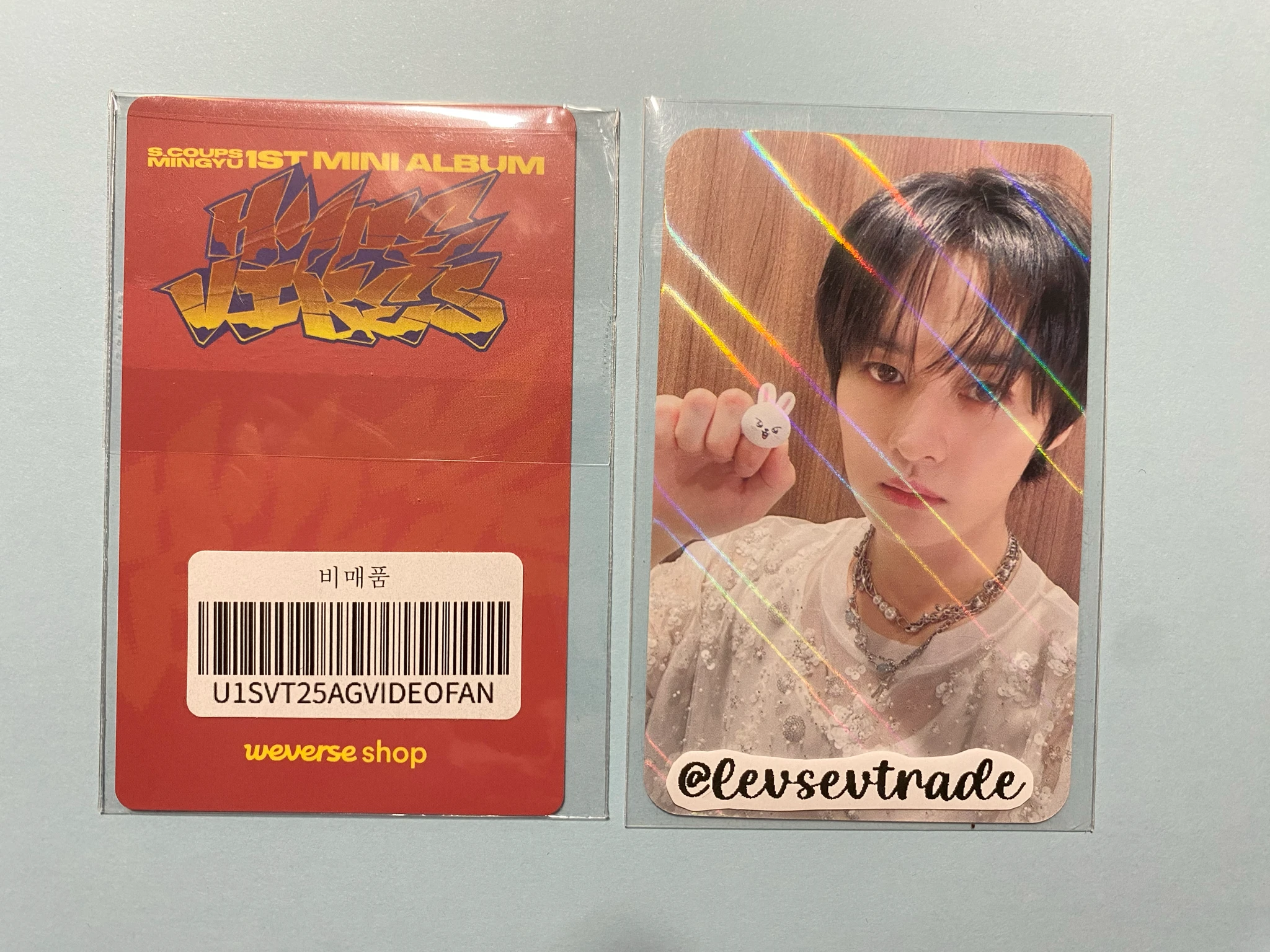 SEVENTEEN Mingyu SEVENTEEN - Mingyu - Hype Vibes Album weverse fansign listing photo 2