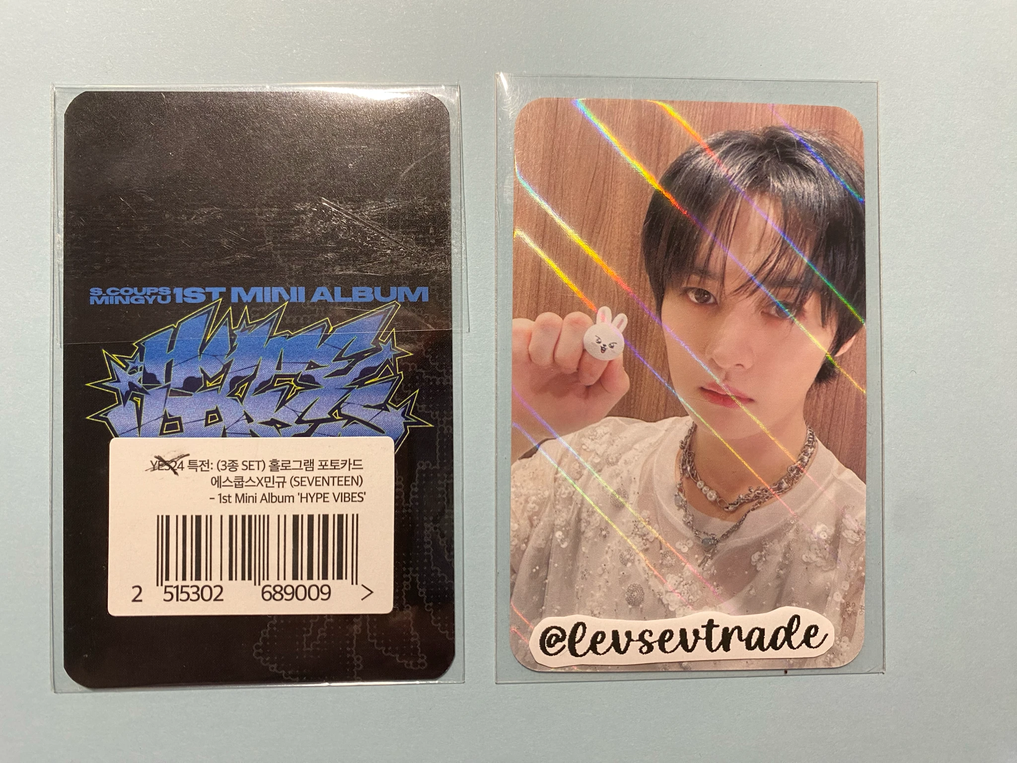SEVENTEEN Mingyu SEVENTEEN - Mingyu - Hype Vibes Album pre-order benefit (pob) soundwave listing photo 2