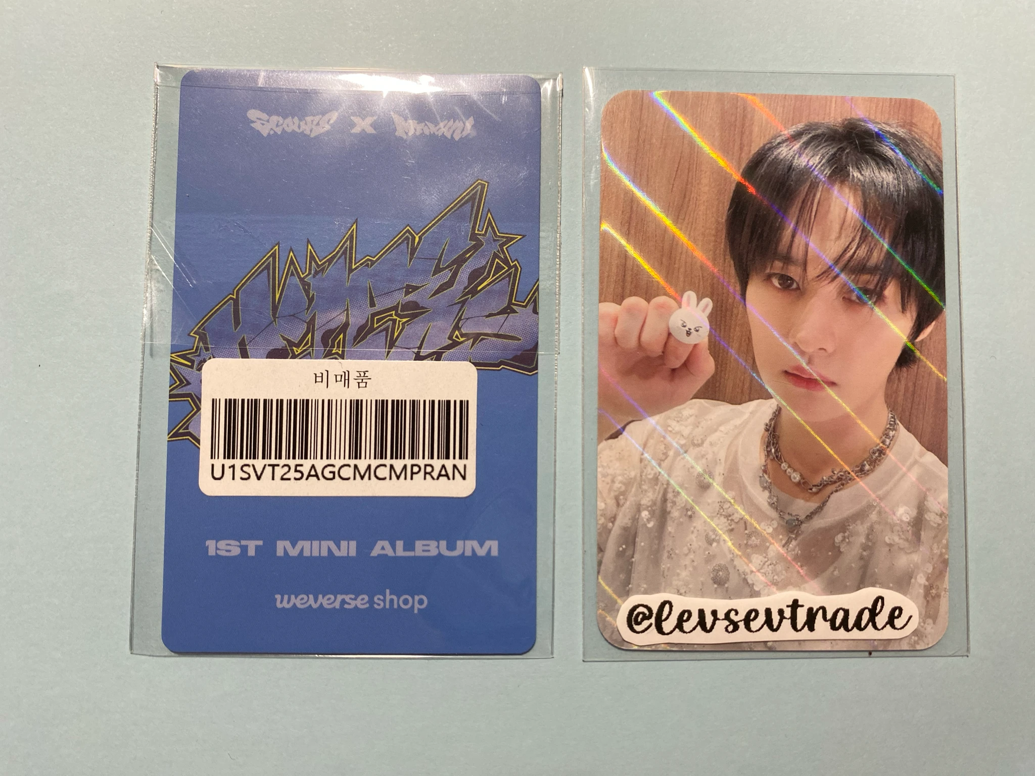 SEVENTEEN Mingyu SEVENTEEN - Mingyu - Hype Vibes Album pob (pre-order benefit) weverse global shop (wvg) listing photo 2