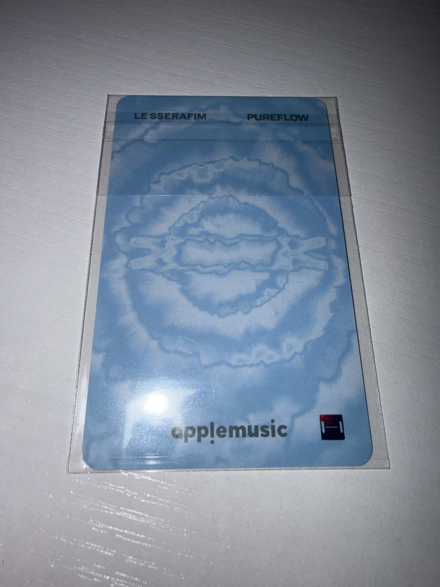 LE SSERAFIM Kim Chaewon LE SSERAFIM - Kim Chaewon - PUREFLOW pt.1 Album apple music lucky draw (LD) round 2 listing photo 2