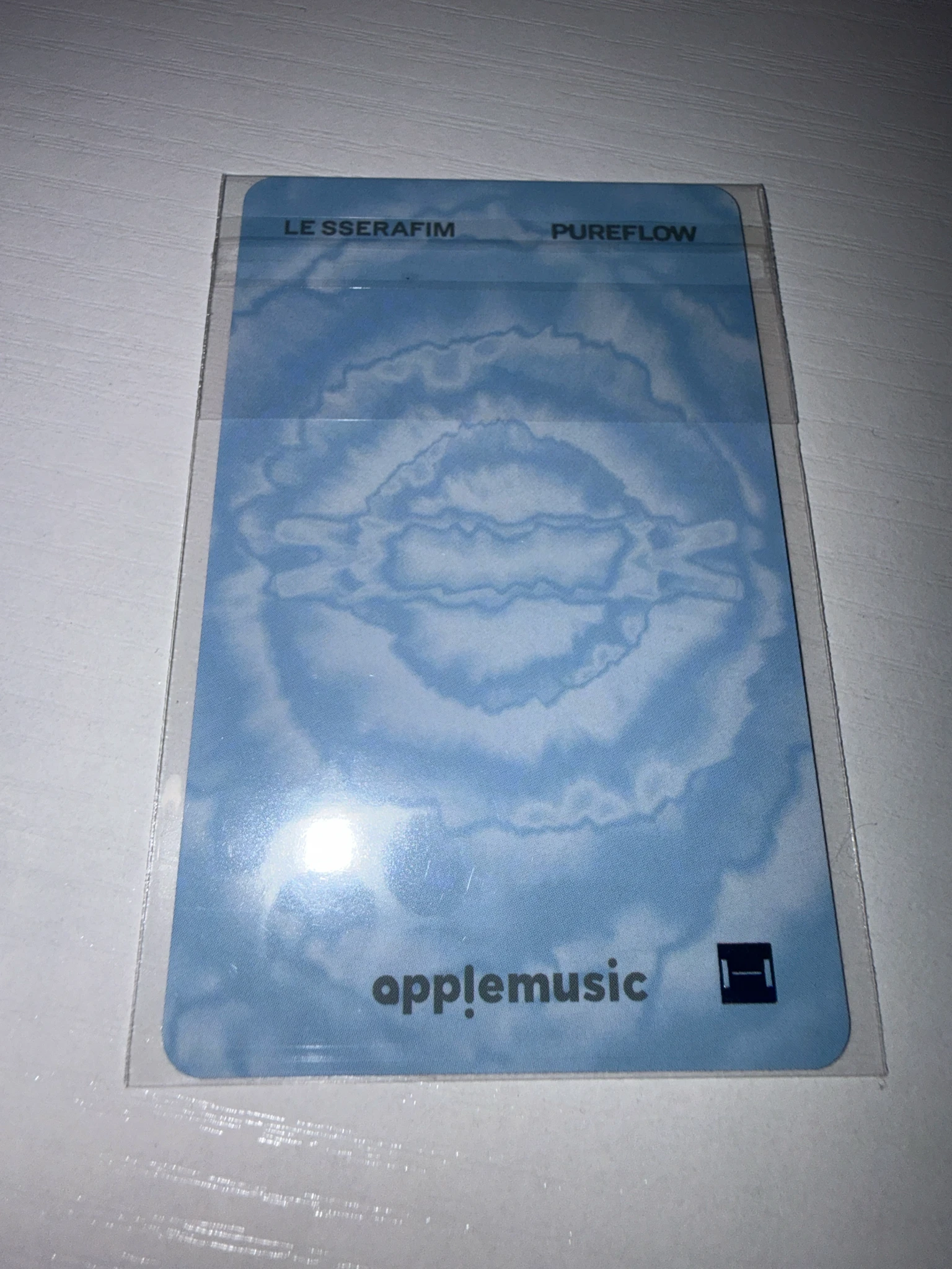 LE SSERAFIM Hong Eunchae LE SSERAFIM - Hong Eunchae - PUREFLOW pt.1 Album apple music lucky draw (LD) round 2 listing photo 2