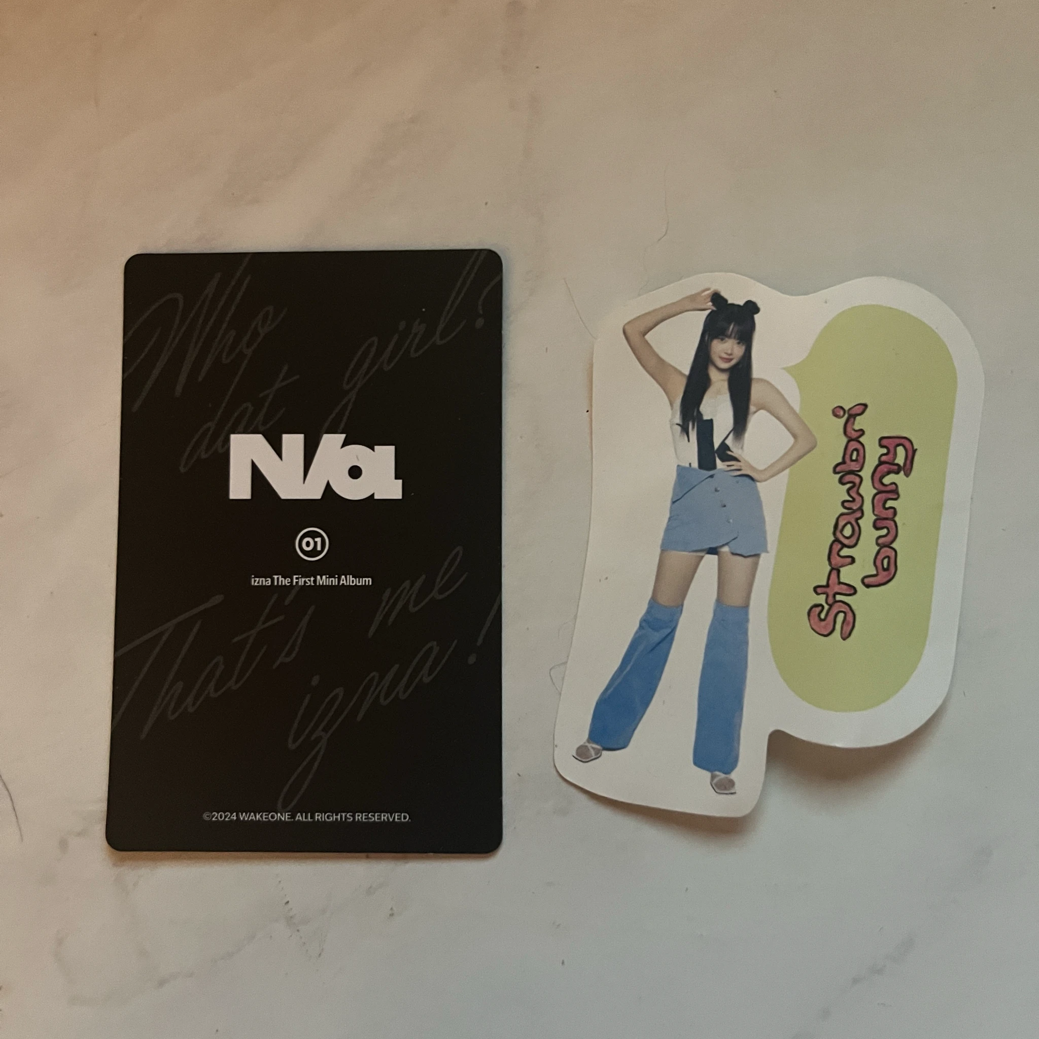 izna Bang Jeemin izna - Bang Jeemin - N/a Album olive young pop-up store Trading card listing photo 2