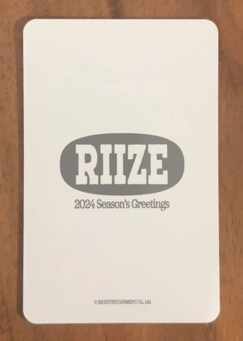 RIIZE  XngHan (ex. Seunghan) RIIZE  - XngHan (ex. Seunghan) - 2024 SEASON'S GREETINGS Other photocard set listing photo 2