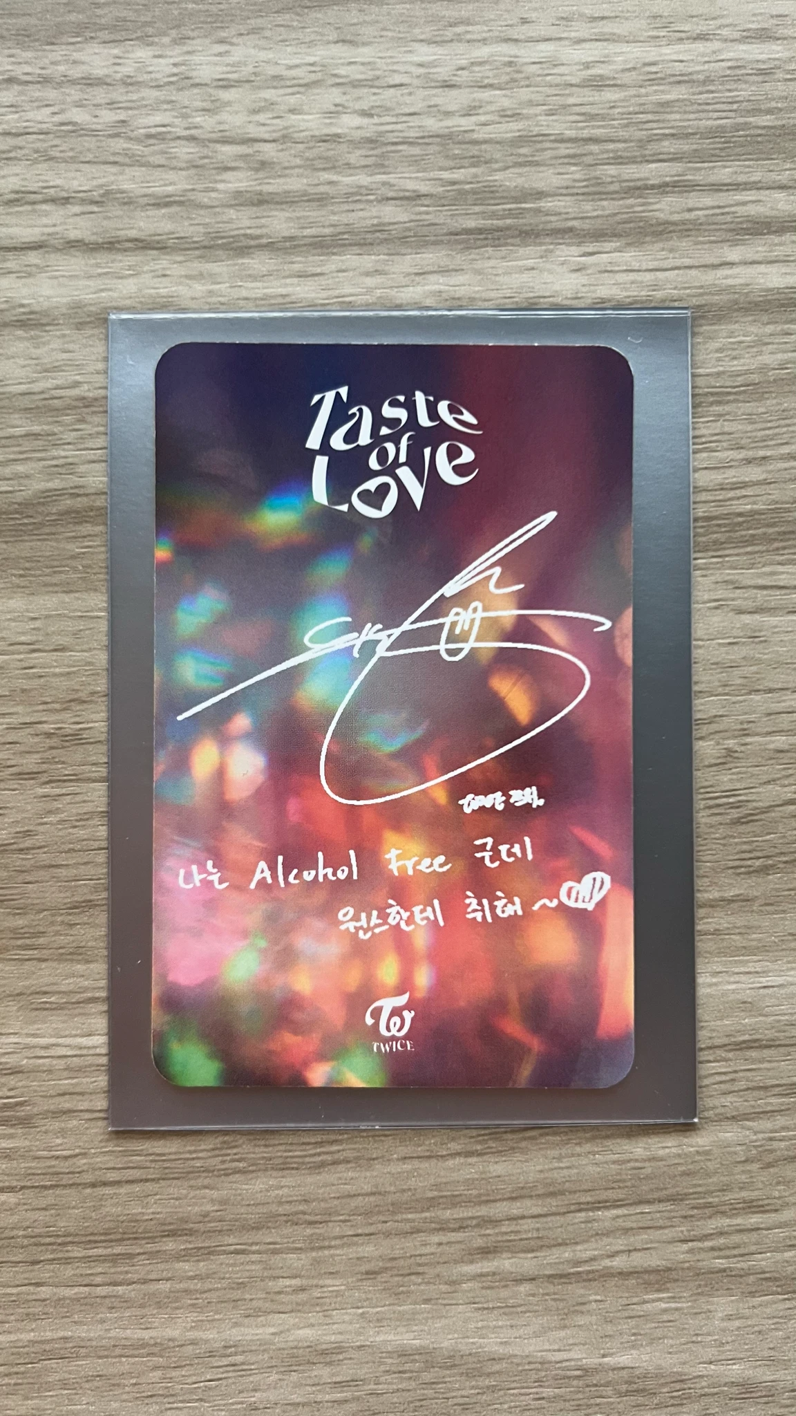 TWICE Tzuyu TWICE - Tzuyu - Taste of Love Album album photocard listing photo 2