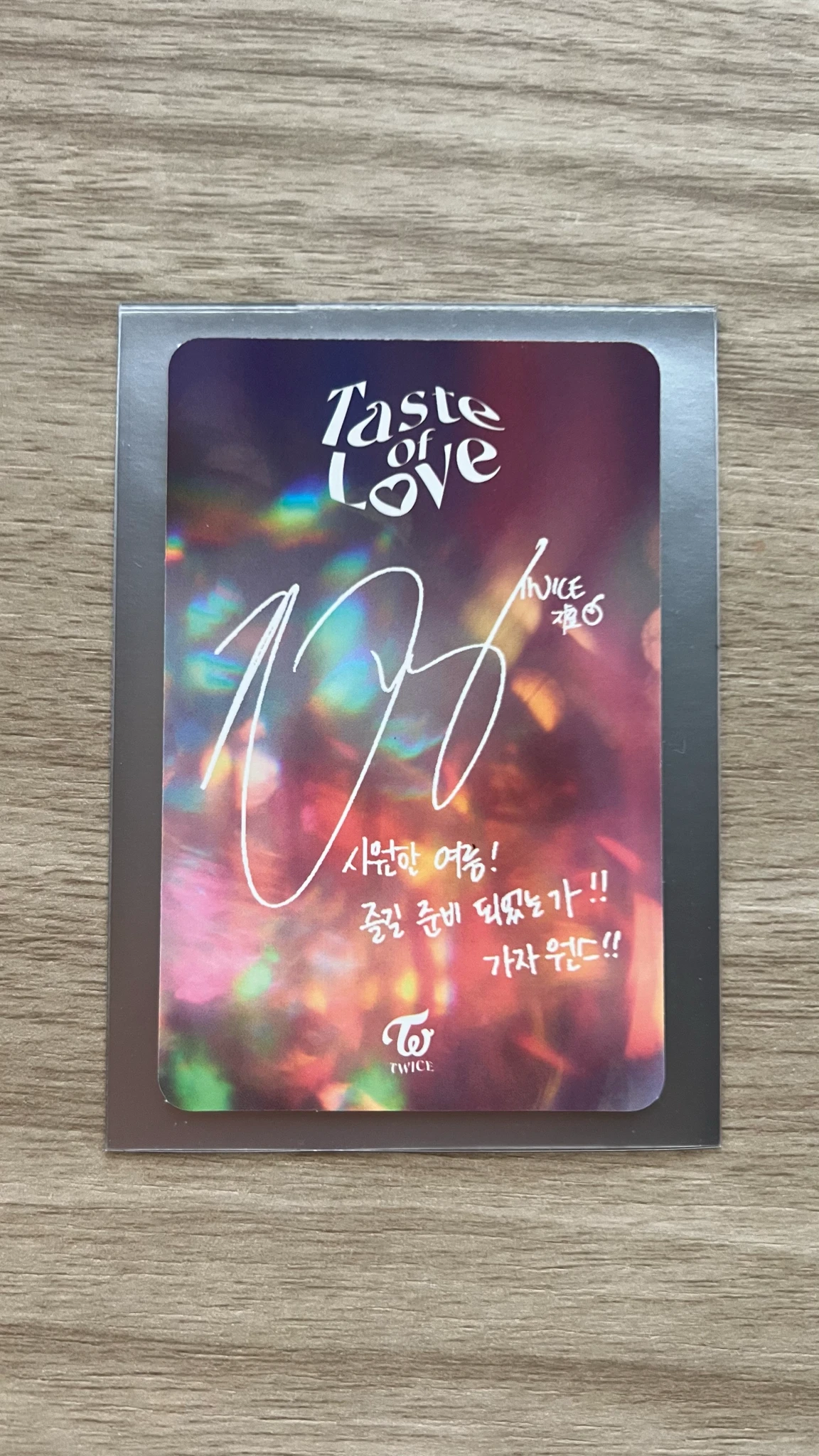 TWICE Jihyo TWICE - Jihyo - Taste of Love Album album photocard listing photo 2