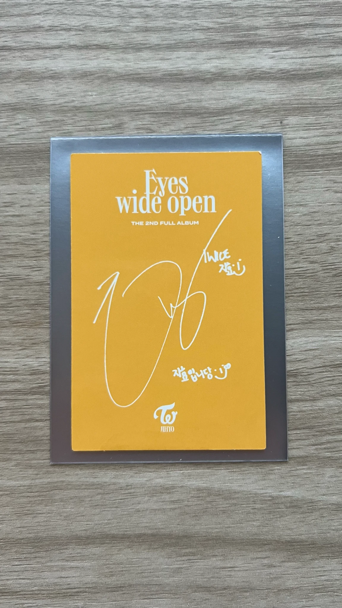 TWICE Jihyo TWICE-Jihyo-Album-eyes wide open listing photo 2