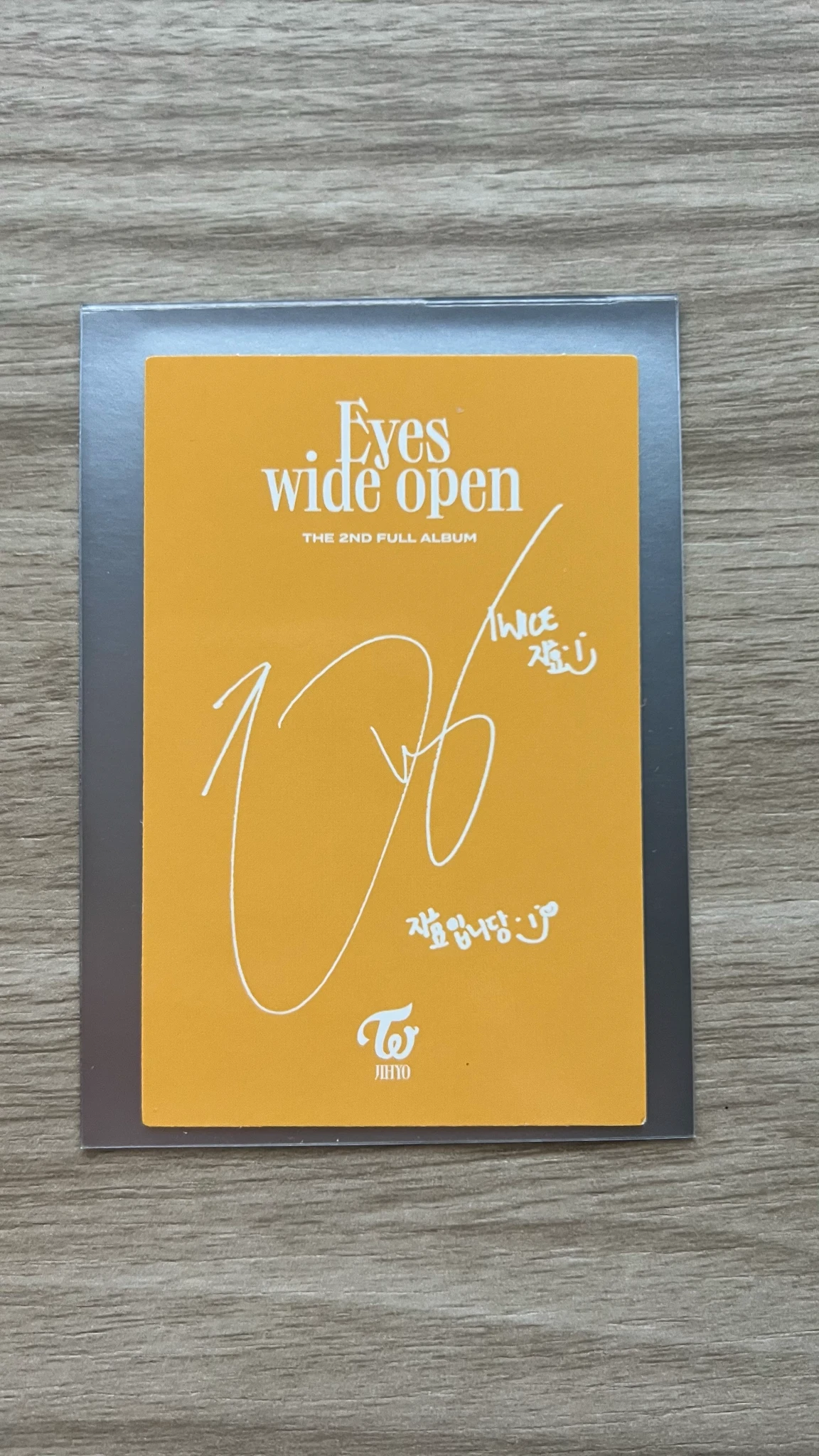 TWICE Jihyo TWICE-Jihyo-Album-eyes wide open listing photo 2