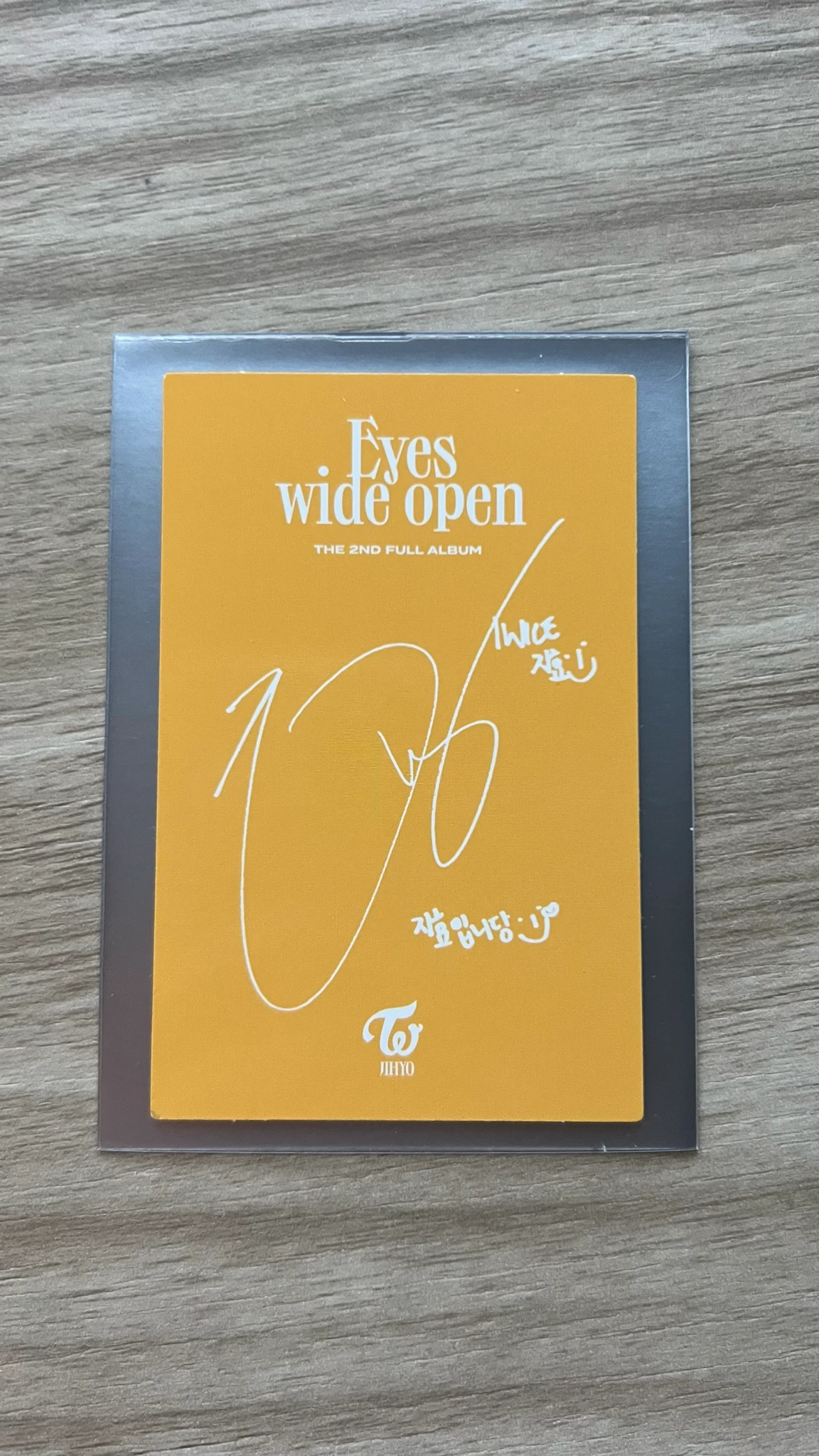 TWICE Jihyo TWICE-Jihyo-Album-eyes wide open listing photo 2