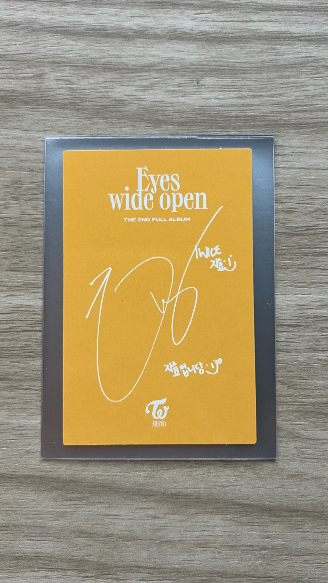 TWICE Jihyo TWICE-Jihyo-Album-eyes wide open listing photo 2